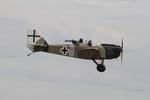 G-BUYU @ EGSU - G-BUYU (1803-18) 1995 Bowers Fly baby 1A Junkers CL.1 replica BoB Air Show Duxford  - by PhilR