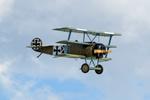 G-CDXR @ EGSU - G-CDXR Fokker DR1 Flying Legends Duxford  - by PhilR