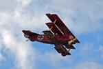 G-FOKK @ EGSU - G-FOKK 2008 Fokker DR1 Flying Legends Duxford - by PhilR