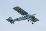 G-FOKK @ EGSU - GM+A1 WNr 2088 1941 Fieseler Fi 156 Storch Luftwaffe Duxford
 - by PhilR