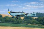 G-AWHM @ EGSU - G-AWHM (C4K-99) 'Yellow 7' 1958 HA1112 M1L Bouchon Duxford 
 - by PhilR
