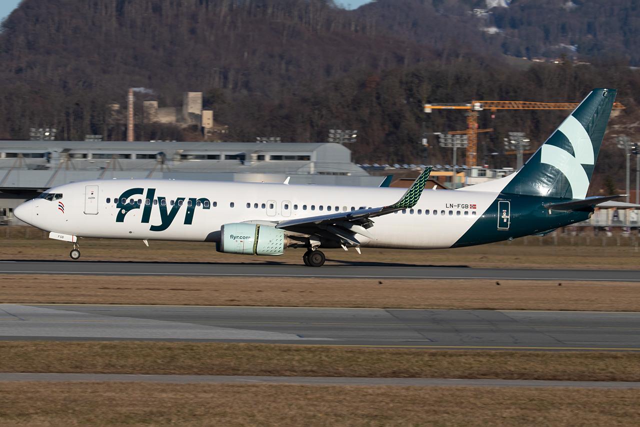 LN-FGB @ LOWS - Flyr 737-800 - by Andy Graf