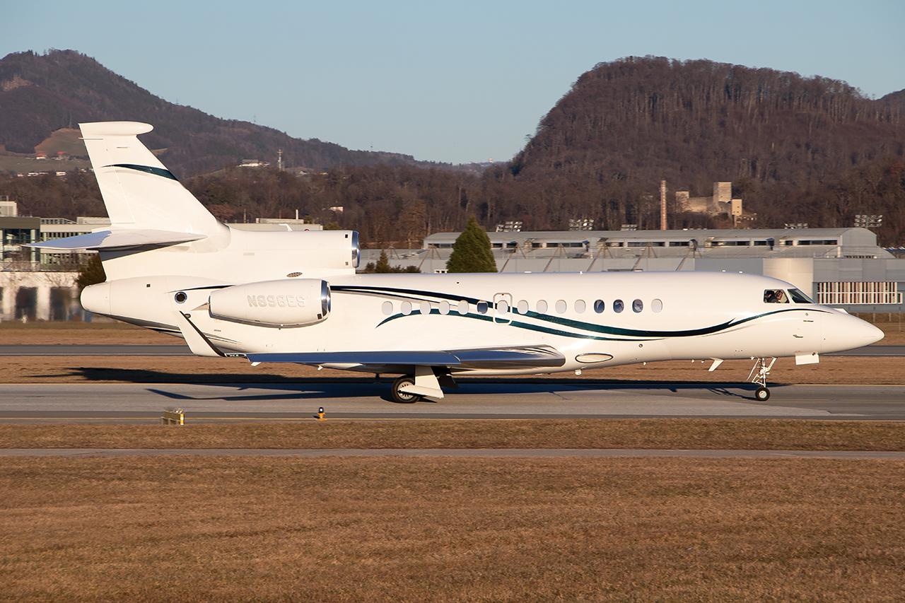 N898ES @ LOWS - Untitled Falcon 7X - by Andy Graf