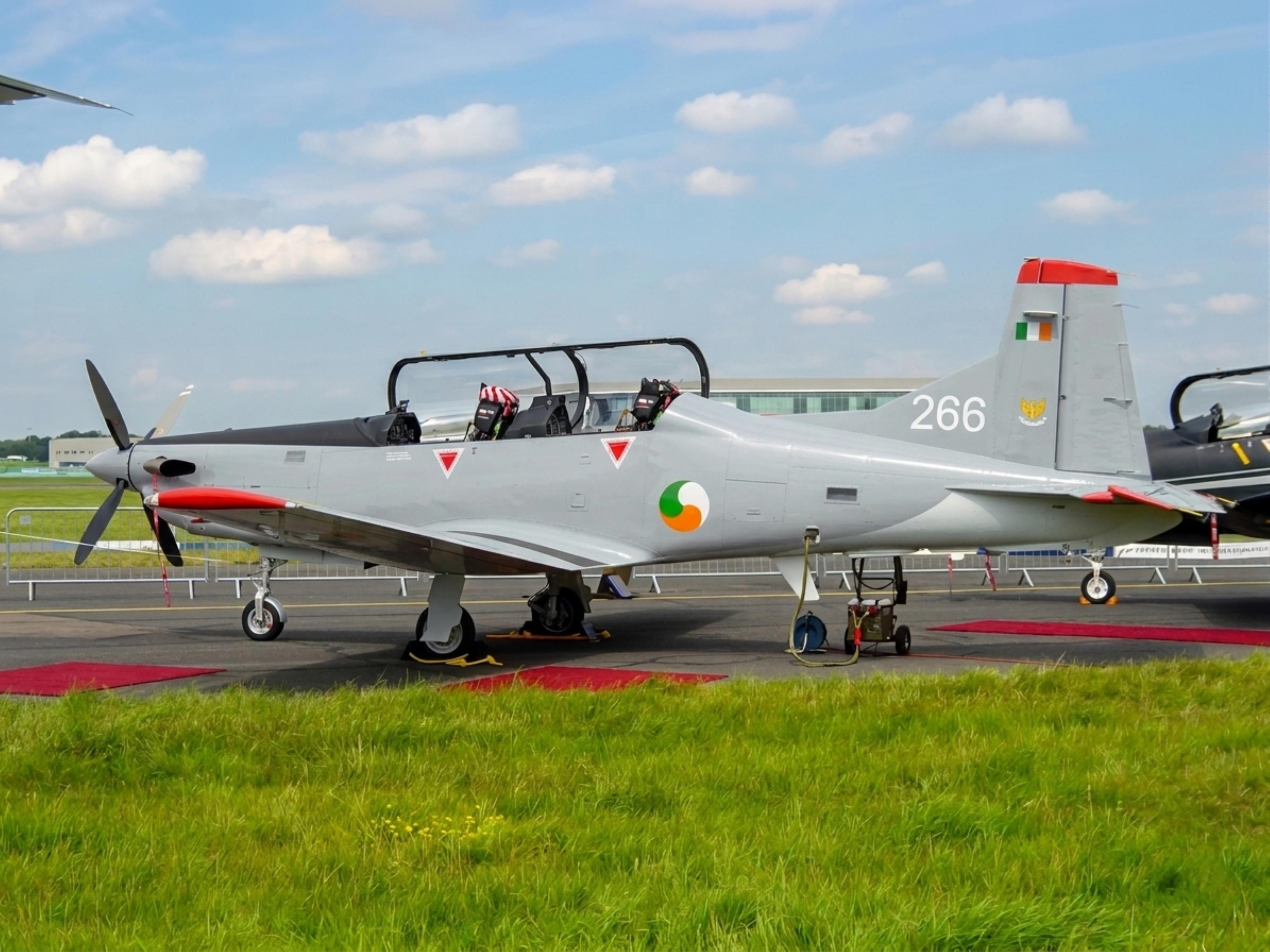 266 @ EGLF - 266 2004 Pilatus PC-9 IAC SBAC - by PhilR