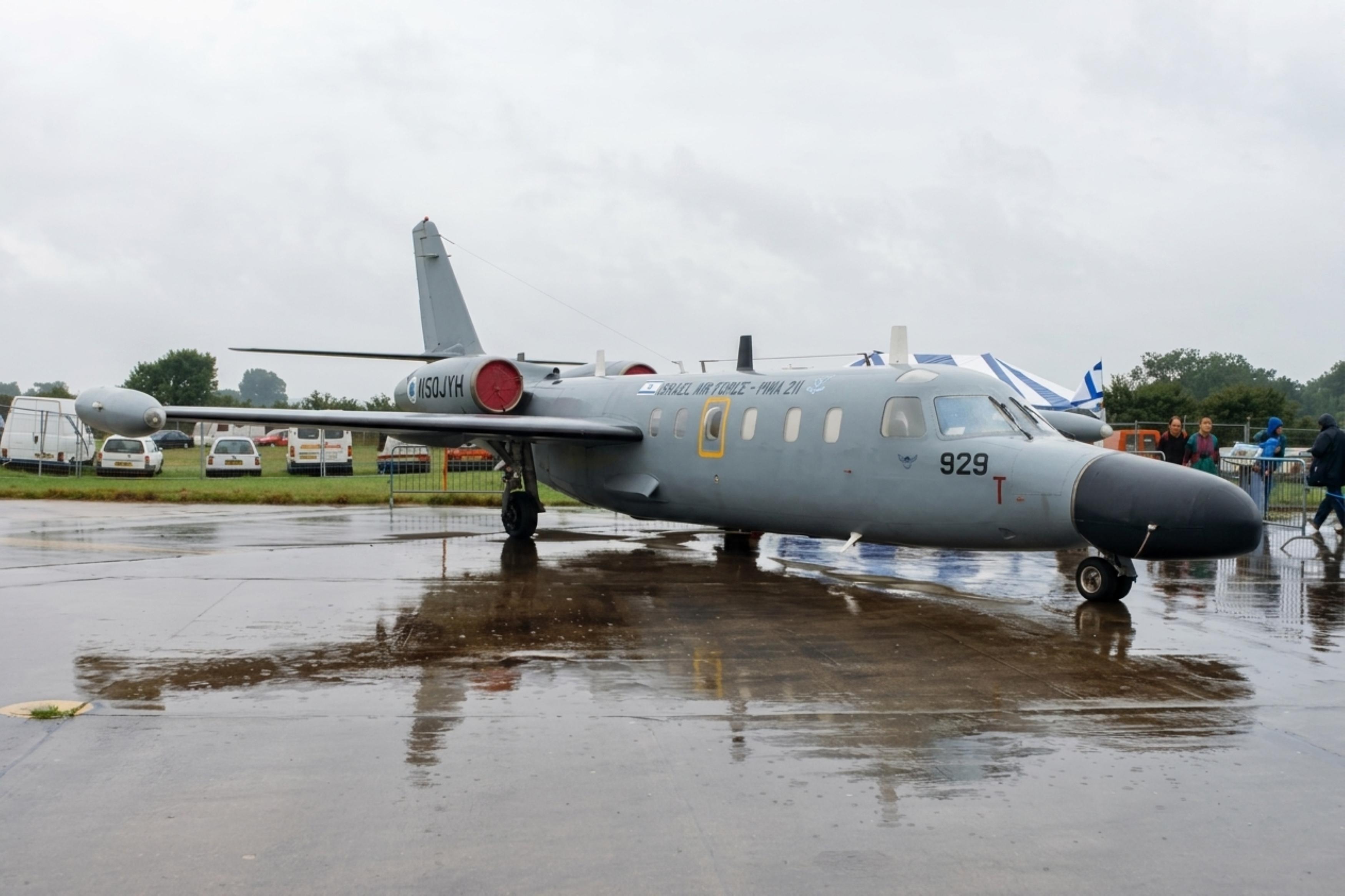 929 @ EGVA - 929 4X-JYR 1977 Al 1124N Sea Scan IsraeliAF IAT - by PhilR