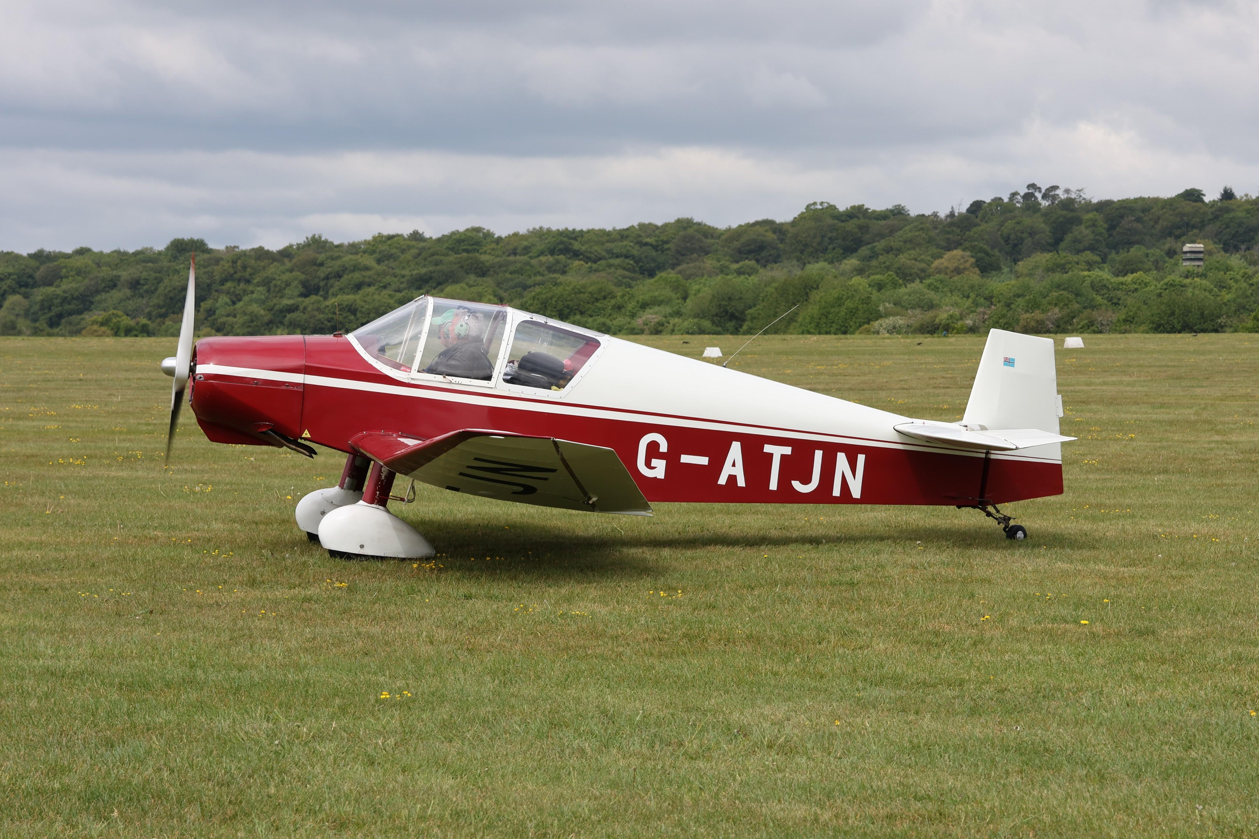 G-ATJN @ EGHP - G-ATJN 1958 ETS Dormois Jodel D119 Private Flyer Fest Booker  - by PhilR