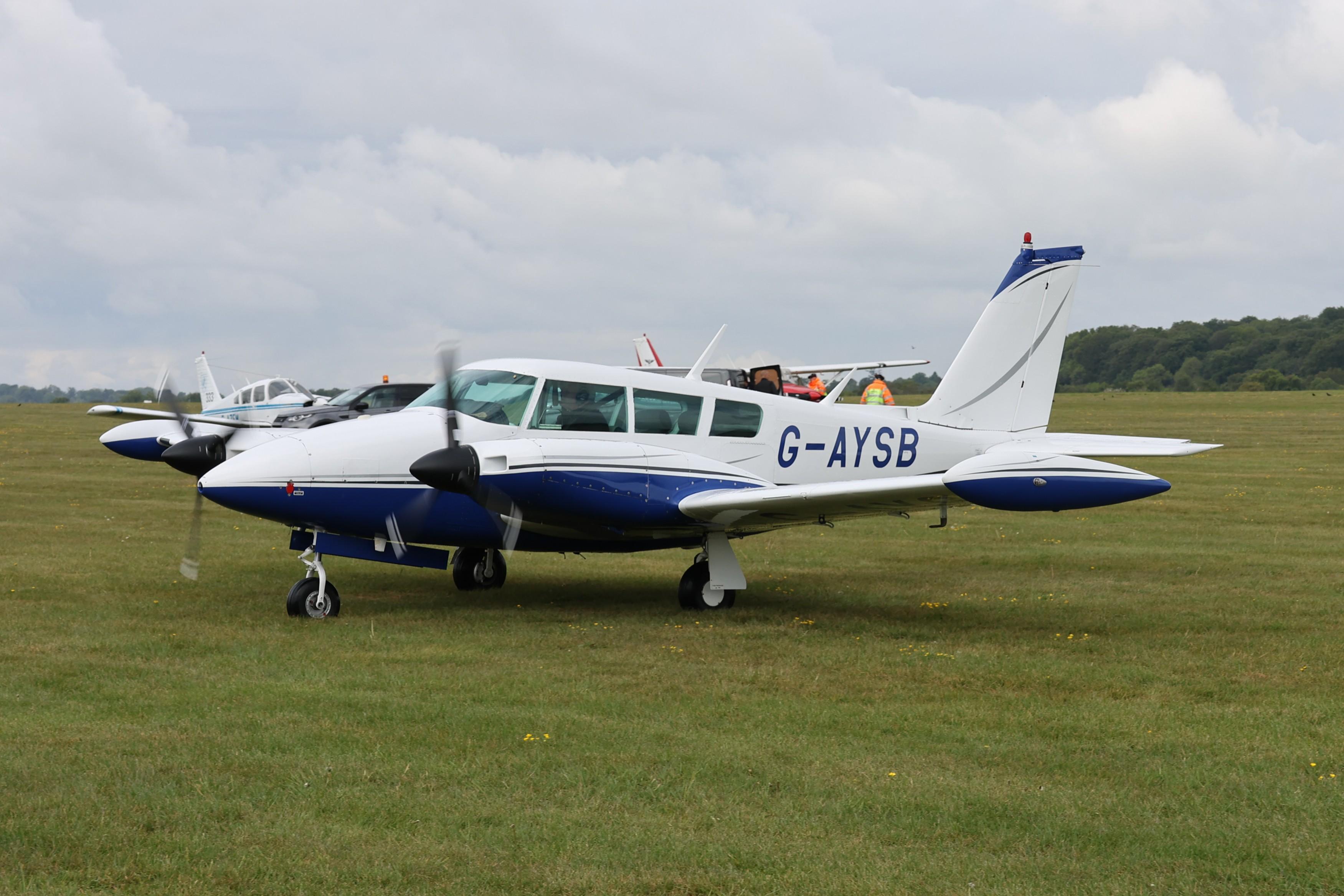 G-AYSB @ EGTB - G-AYSB 1969 Piper PA-30 Twin Comanche Private Flyer Fest Booker(1).jpg
 - by PhilR