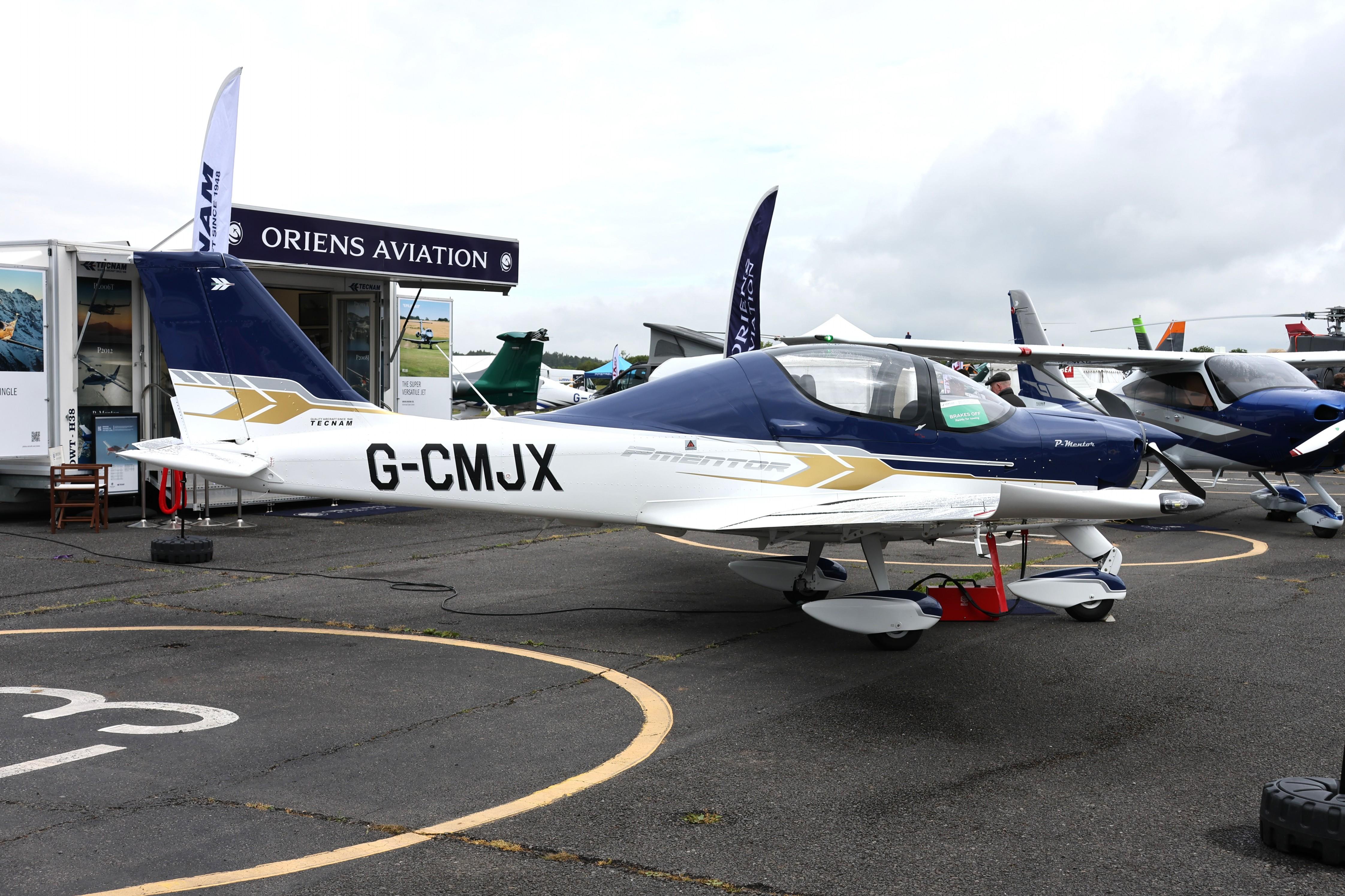 G-CMJX @ EGTB - G-CMJX 2023 Tecnam P-Mentor Private Flyer Fest Booker
 - by PhilR
