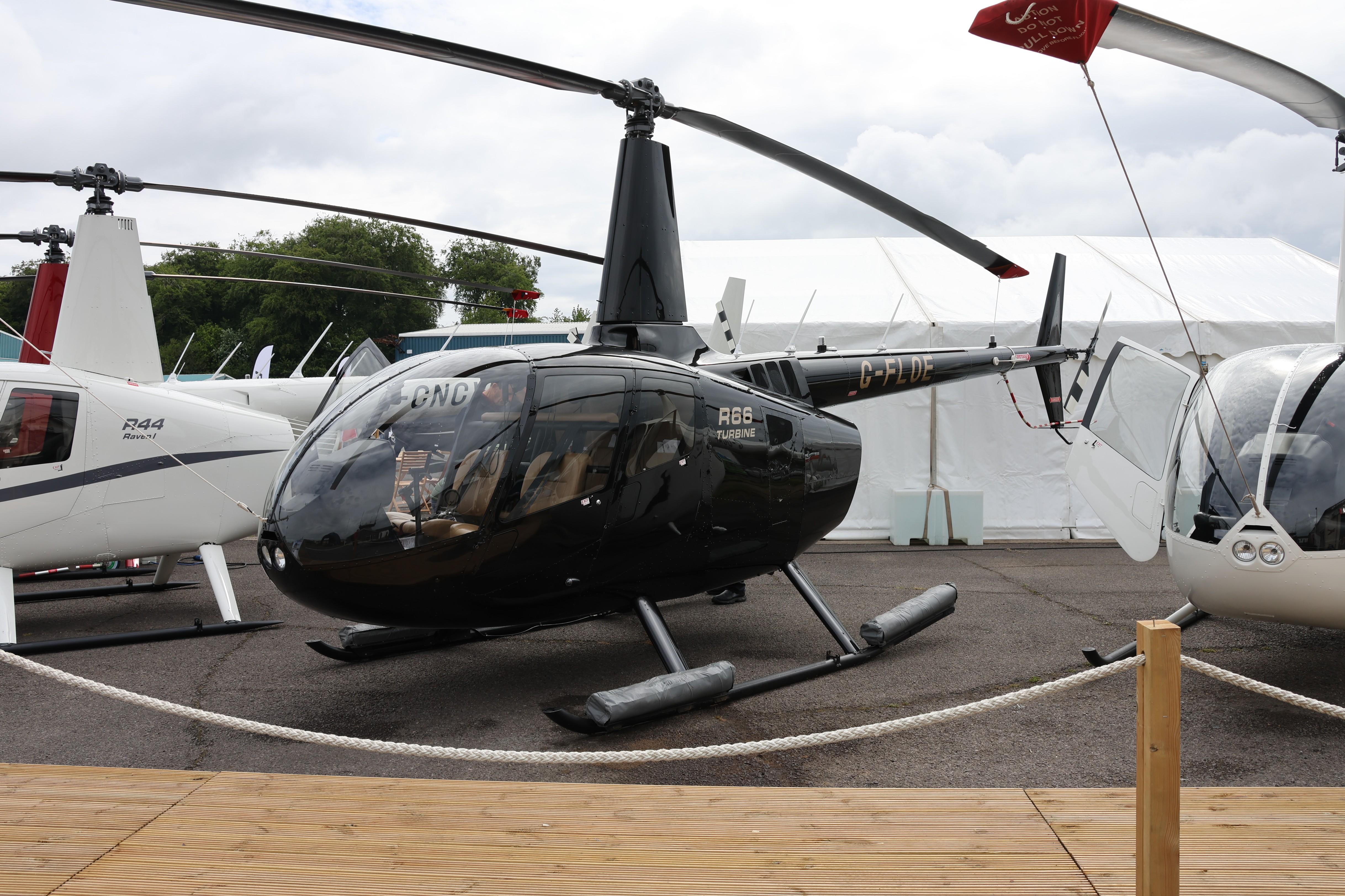 G-FLOE @ EGTB - G-FLOE 2015 Robinson R66 Turbine Private Flyer Fest Booker 
 - by PhilR