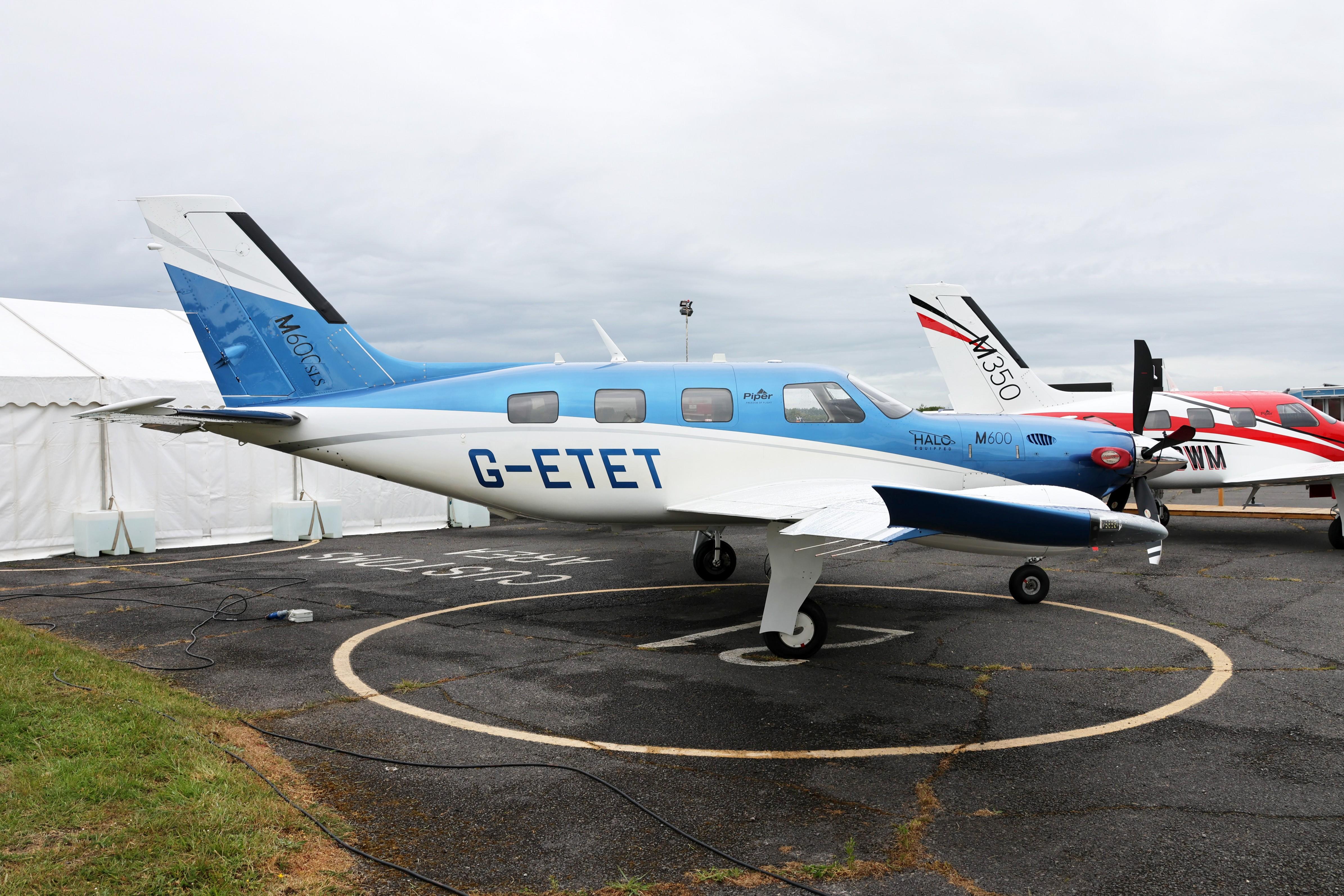 G-ETET @ EGTB - G-ETET 2019 Piper PA-46-600TP Meridien M600 Private Flyer Fest Booker  - by PhilR