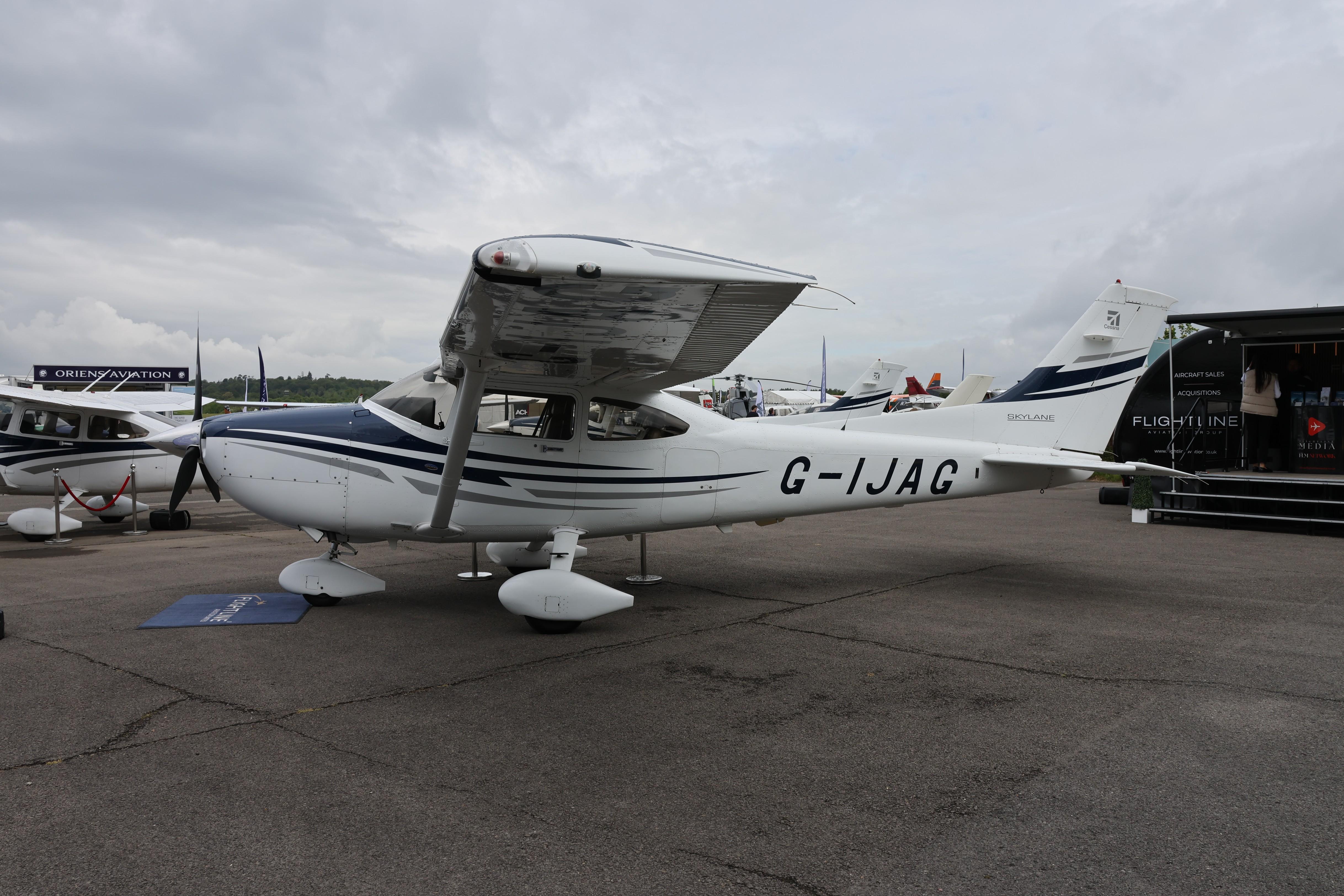 G-IJAG @ EGTB - G-IJAG 2005 Cessna 182T Skylane Private Flyer Fest Booker 
 - by PhilR