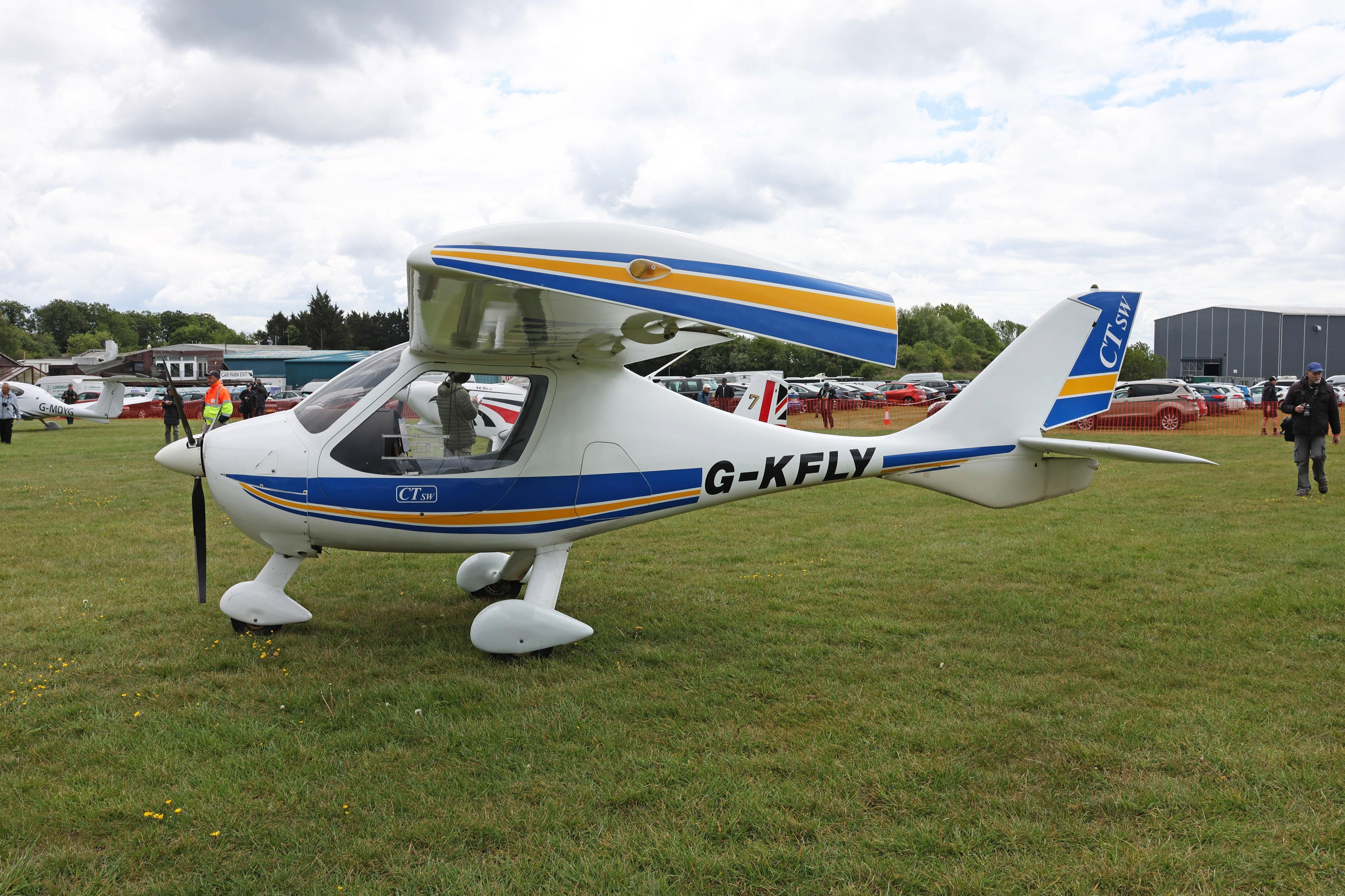 G-KFLY @ EGTB - G-KFLY 2007 P AND M Aviation Ltd Flight Design CTSW Private Flyer Fest Booker  - by PhilR