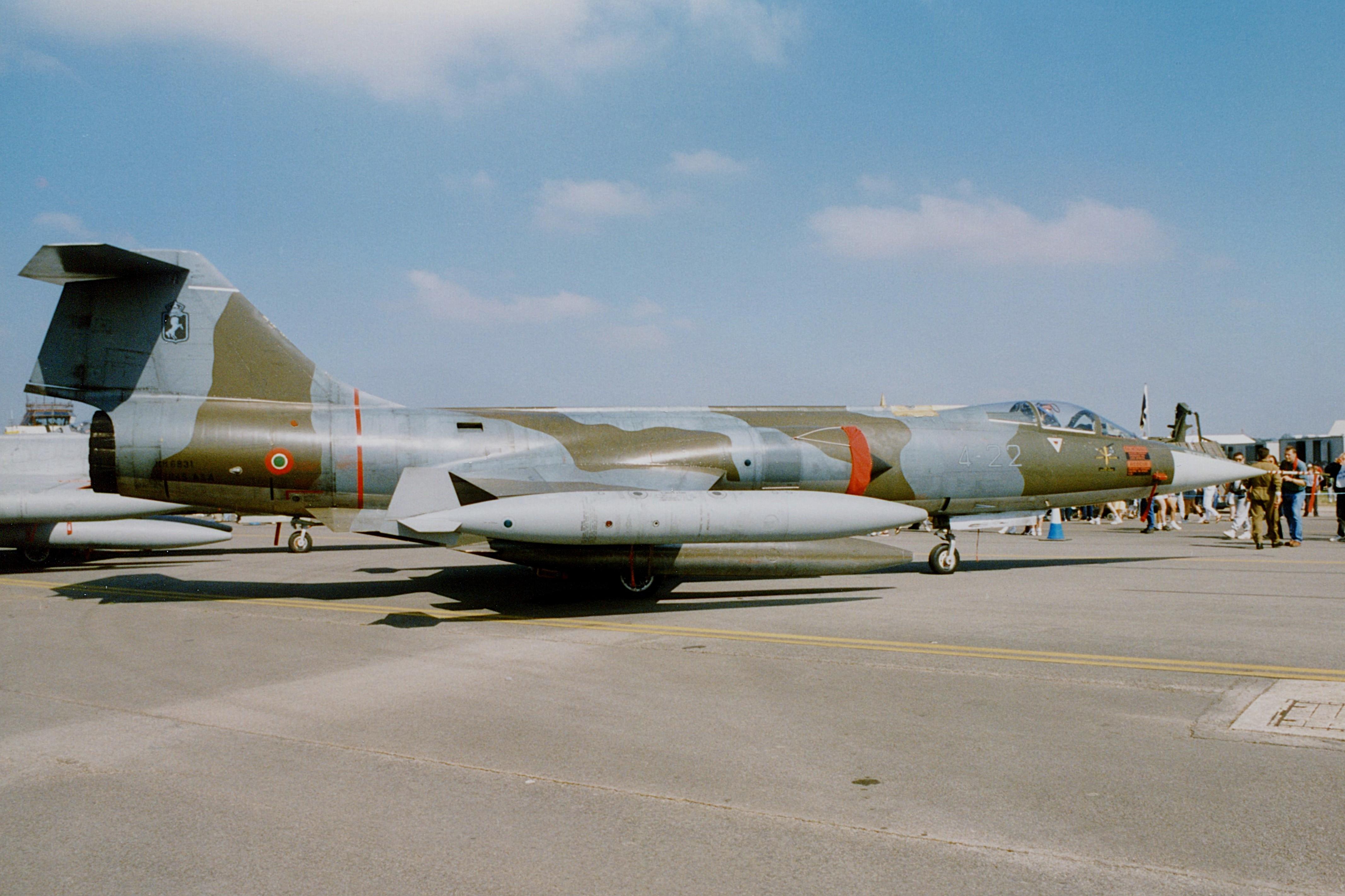 MM6831 @ EGVA - MM6831 Lockheed F-104S ASA Starfighter ItAF RIAT 07.97.jpg - by PhilR