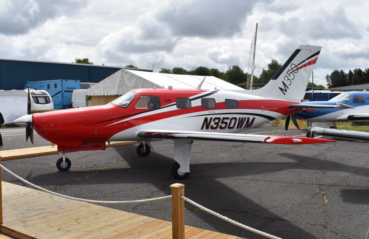 N350WM @ EGTB - Piper PA-46-350P M350 Malibu Mirage at Wycombe Air Park.  - by moxy