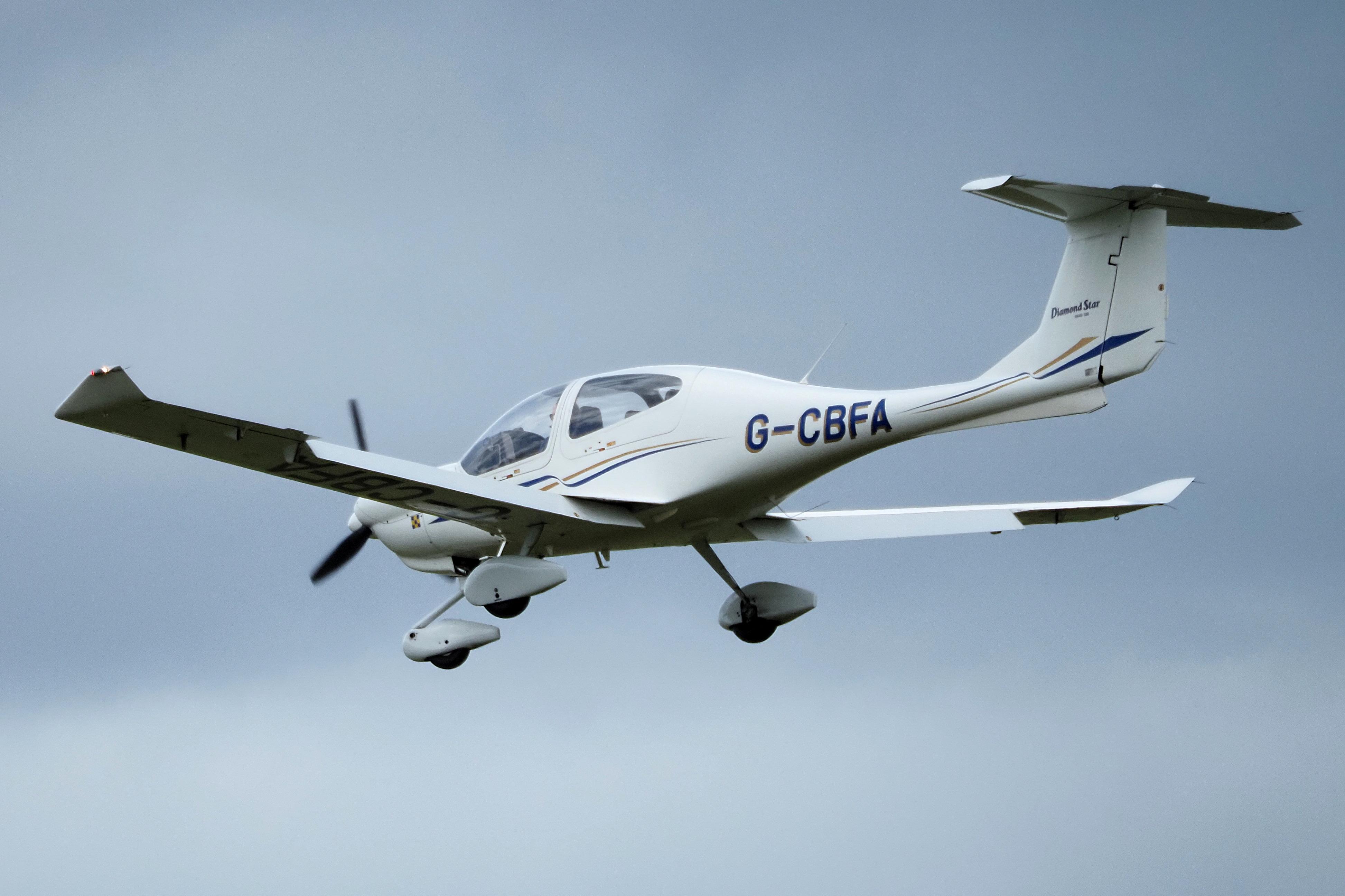 G-CBFA @ EGSH - Landing at Norwich. - by Graham Reeve
