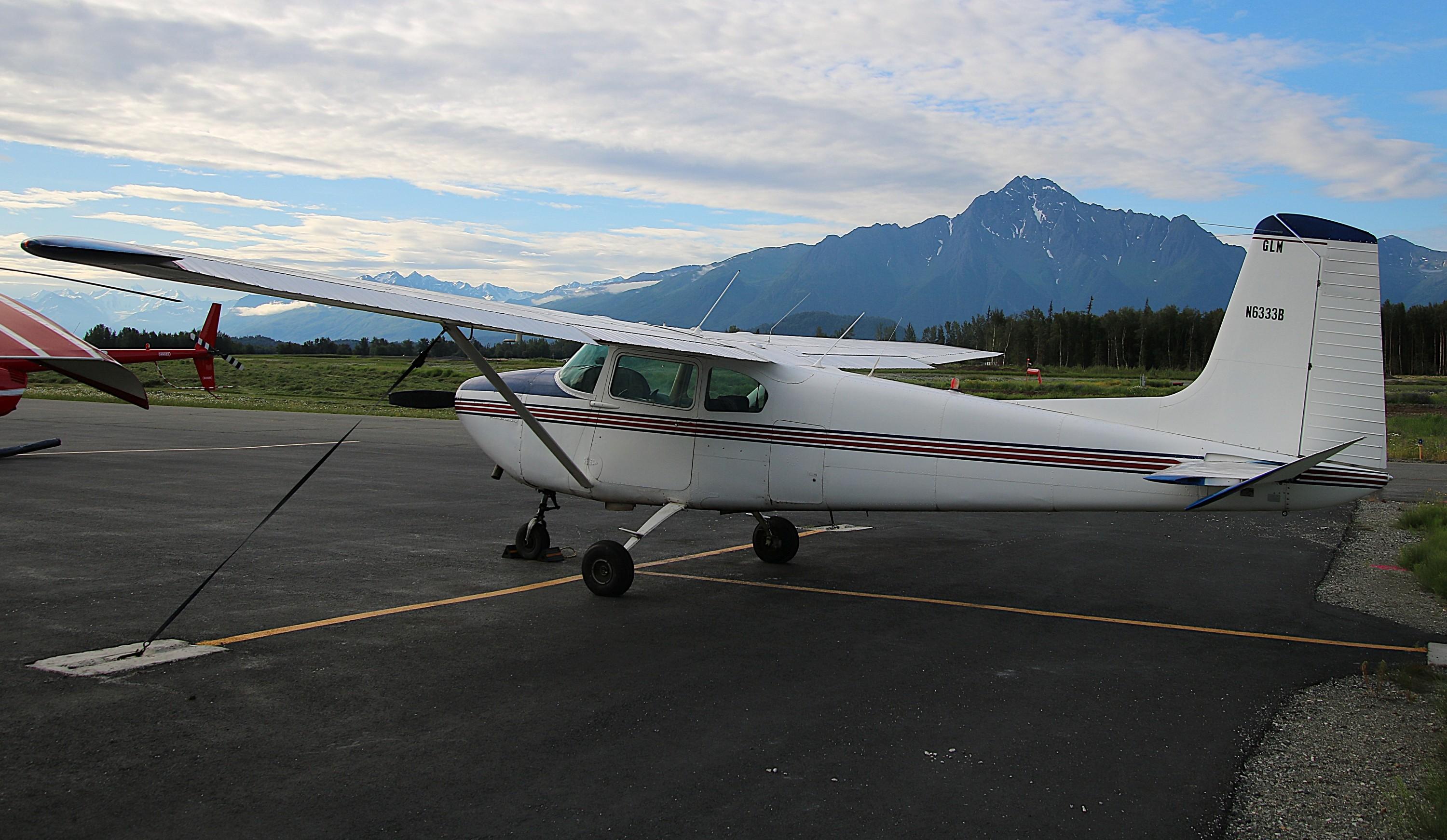 N6333B @ PAAQ - Early version of the classic Cessna 182 at Palmer Municipal, AK - by ReinhardJost