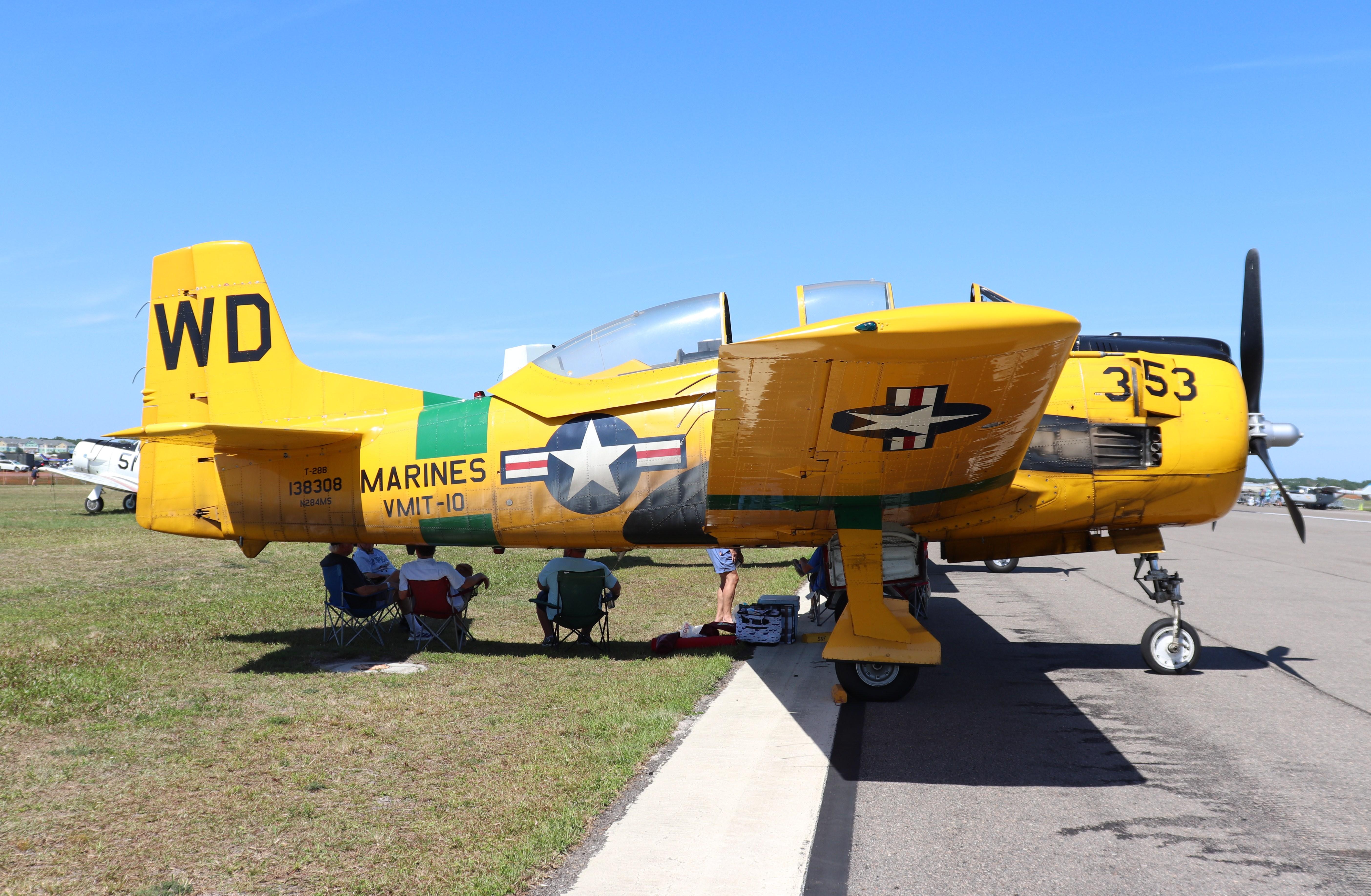 N284MS @ KLAL - North American T-28B - by MarkPasqualino
