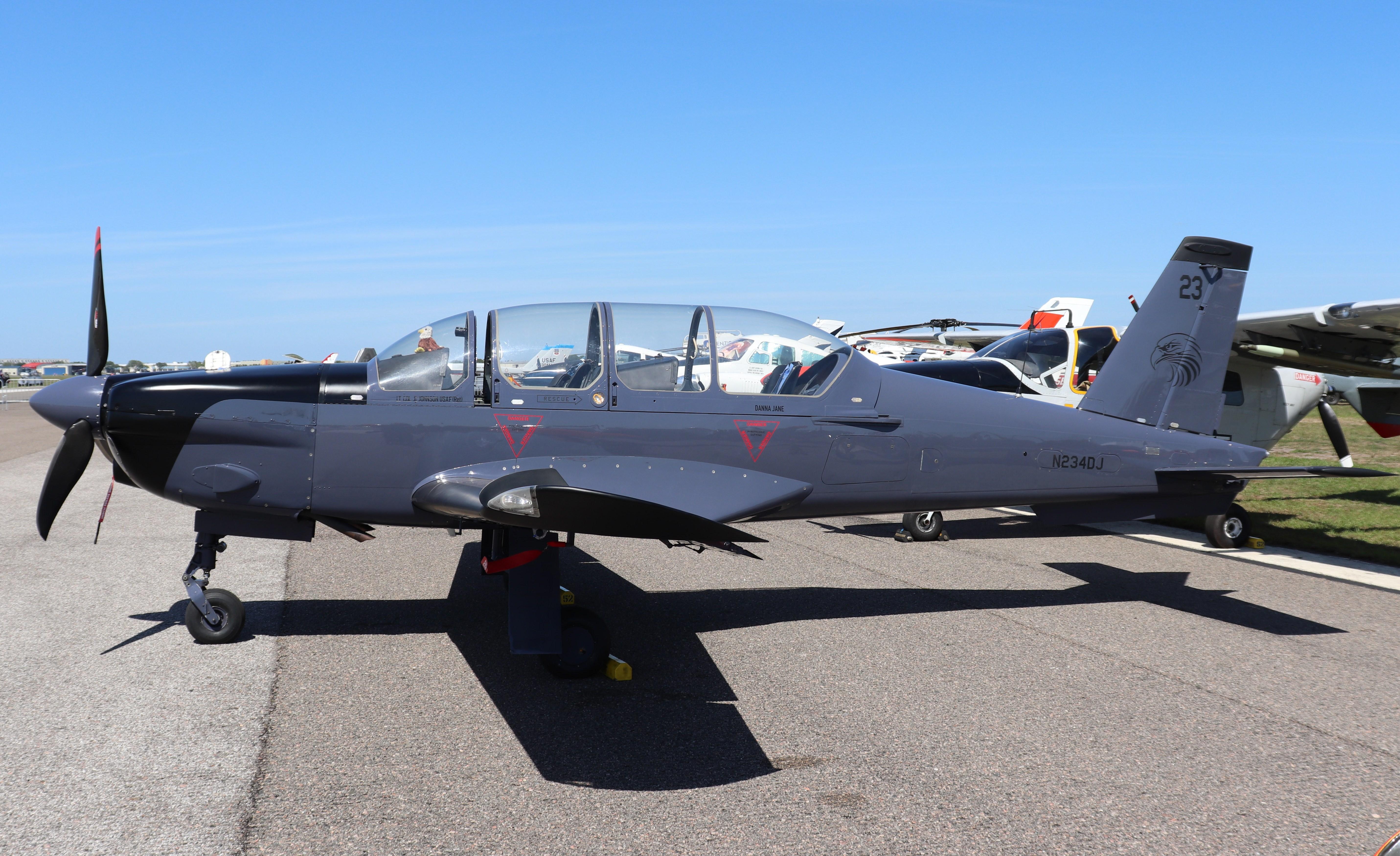 N234DJ @ KLAL - Socata TB-30 Epsilon - by MarkPasqualino