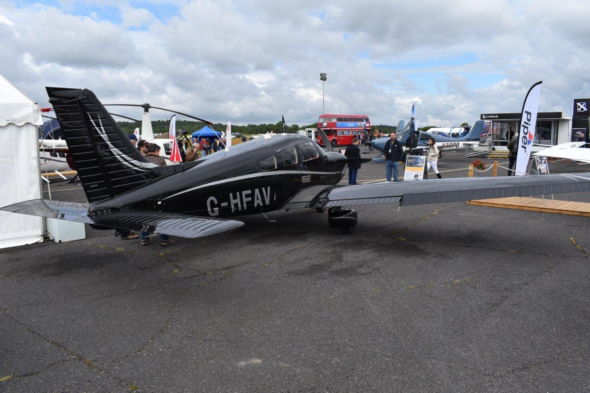 G-HFAV @ EGTB - Piper PA-28-181 Cherokee Archer III at Wycombe Air Park. Ex N8032D - by moxy