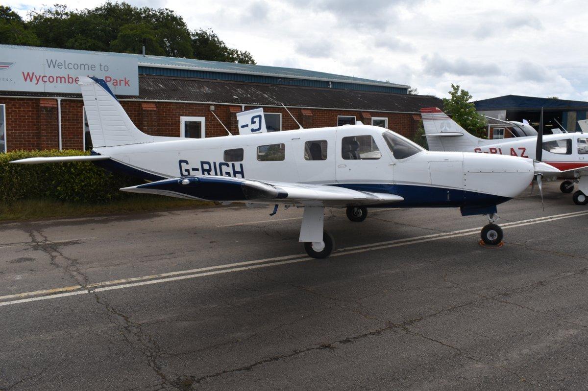 G-RIGH @ EGTB - Piper PA-32R-301 Saratoga II HP at Wycombe Air Park. Ex N41272 - by moxy