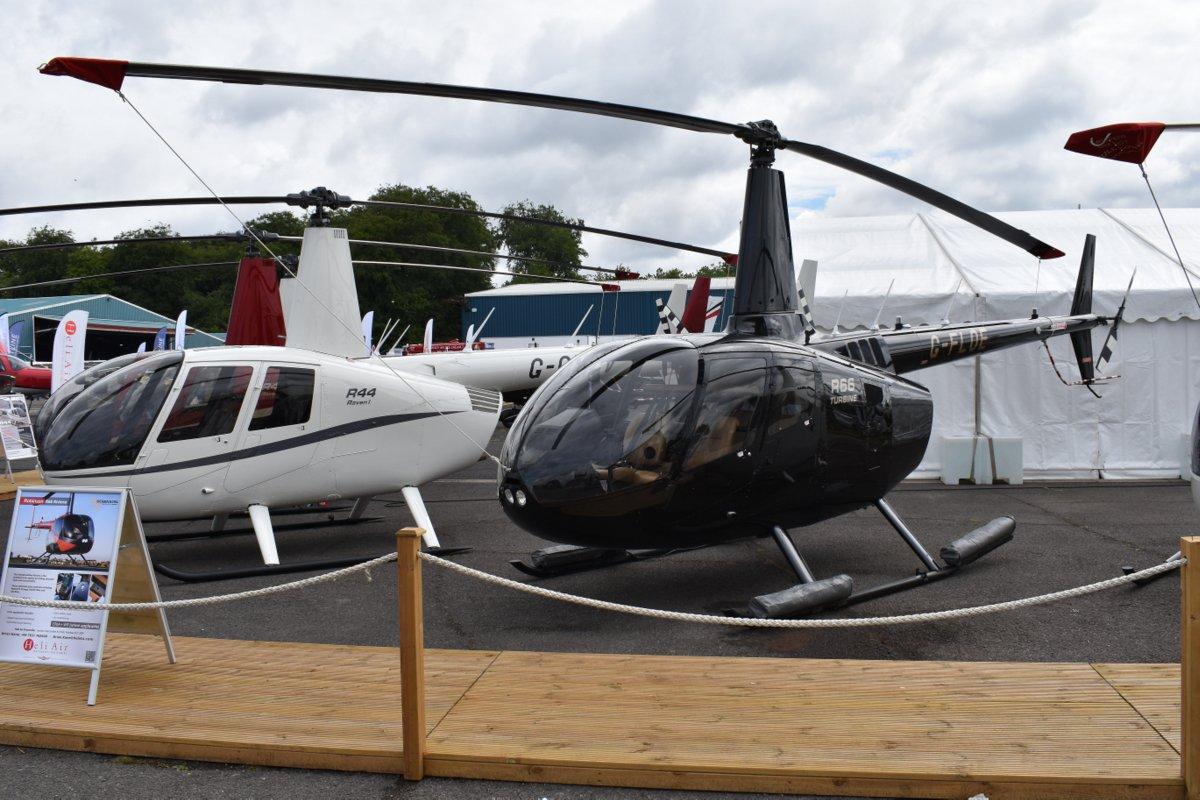 G-FLOE @ EGTB - Robinson R66 Turbine at Wycombe Air Park. - by moxy