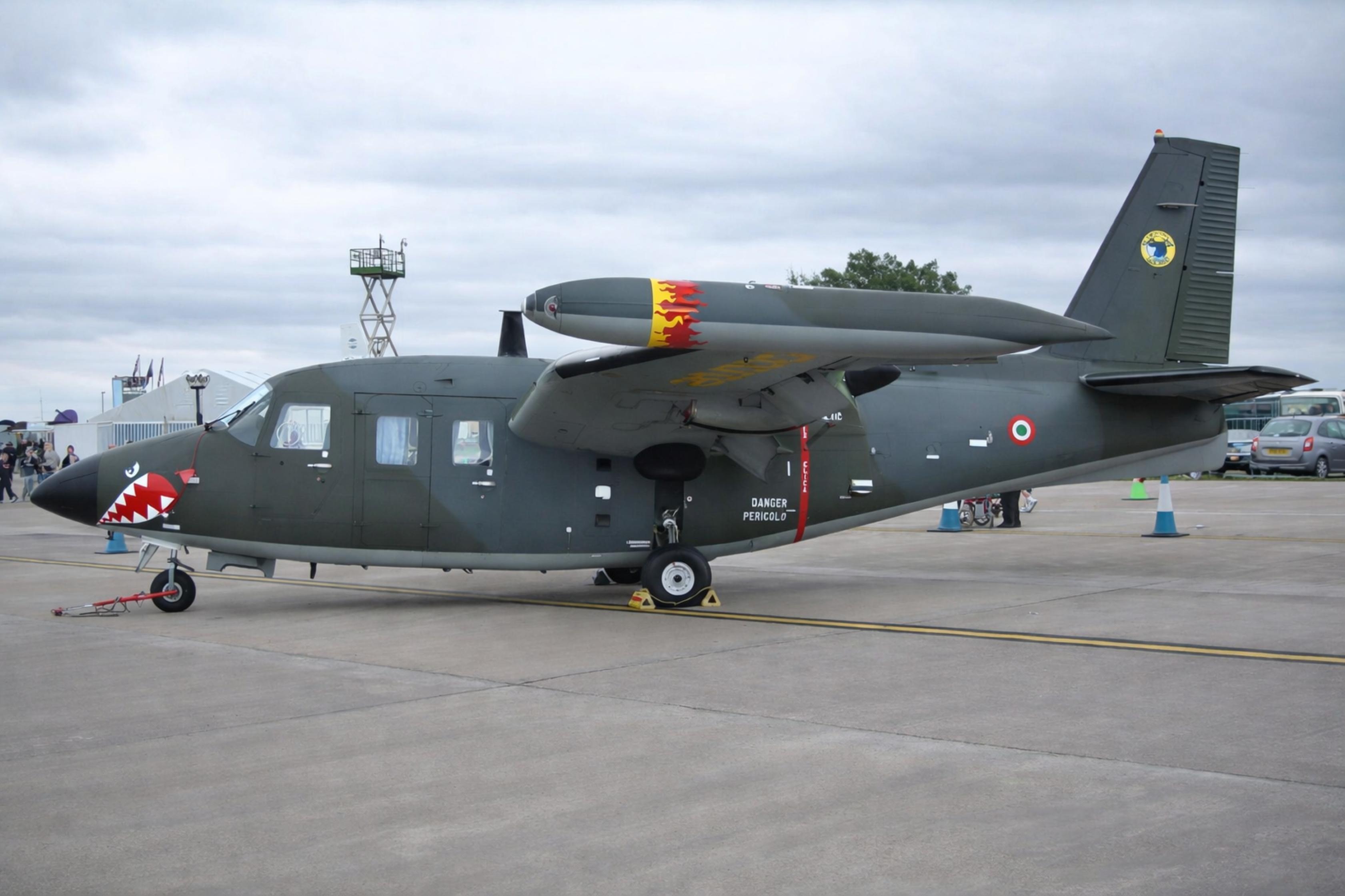 MM25157 @ EGVA - MM25157 Gruppo  Piaggio P.166DL3 ItAF RIAT  - by PhilR