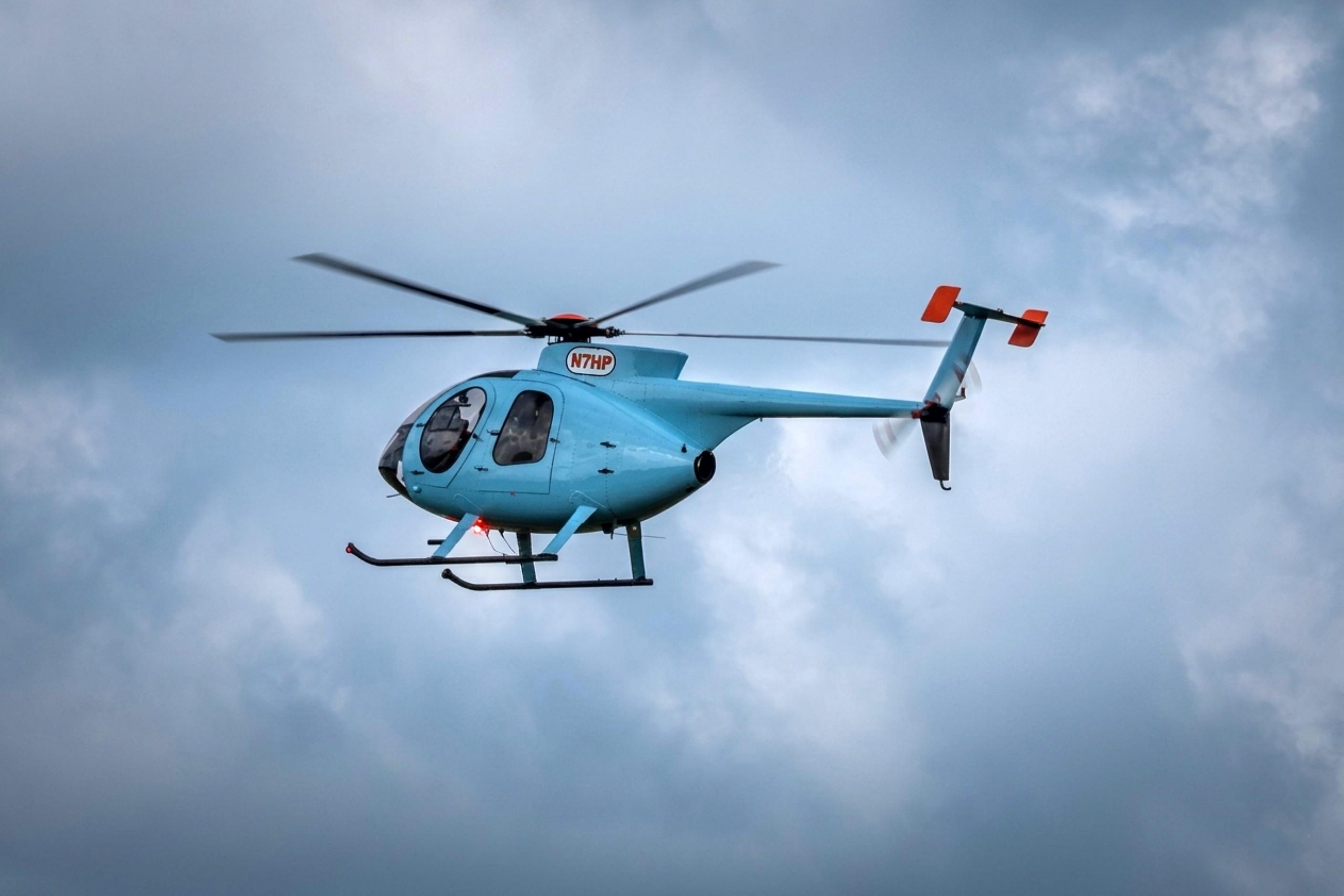 MM81145 @ EGTB - N7HP MD Helicopters MD 500E Private Flyer Fest Booker 
 - by PhilR