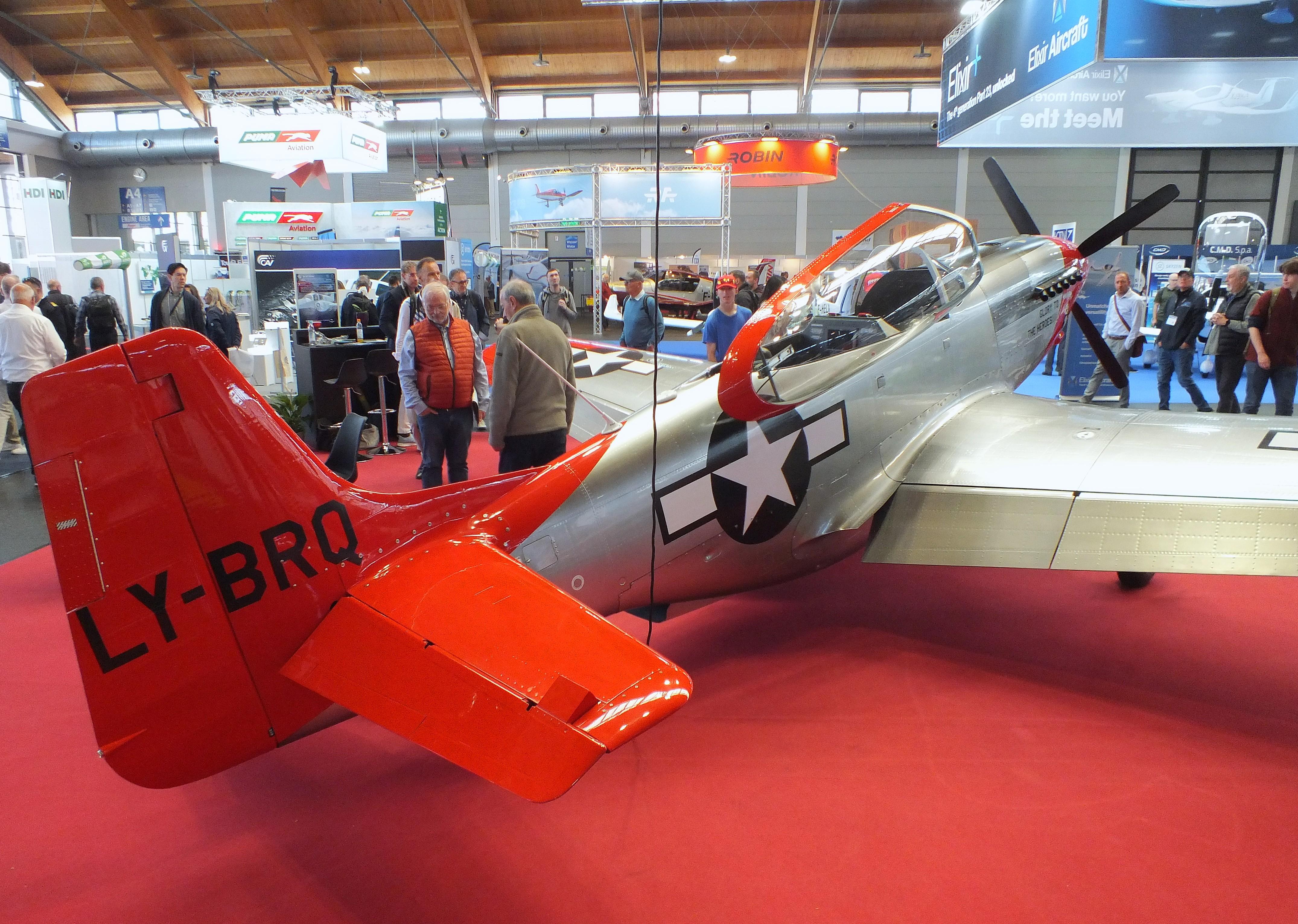LY-BRQ @ EDNY - ScaleWings SW-51 Mustang 70%-scale replica at the AERO 2026, Friedrichshafen
 - by iwarnecke