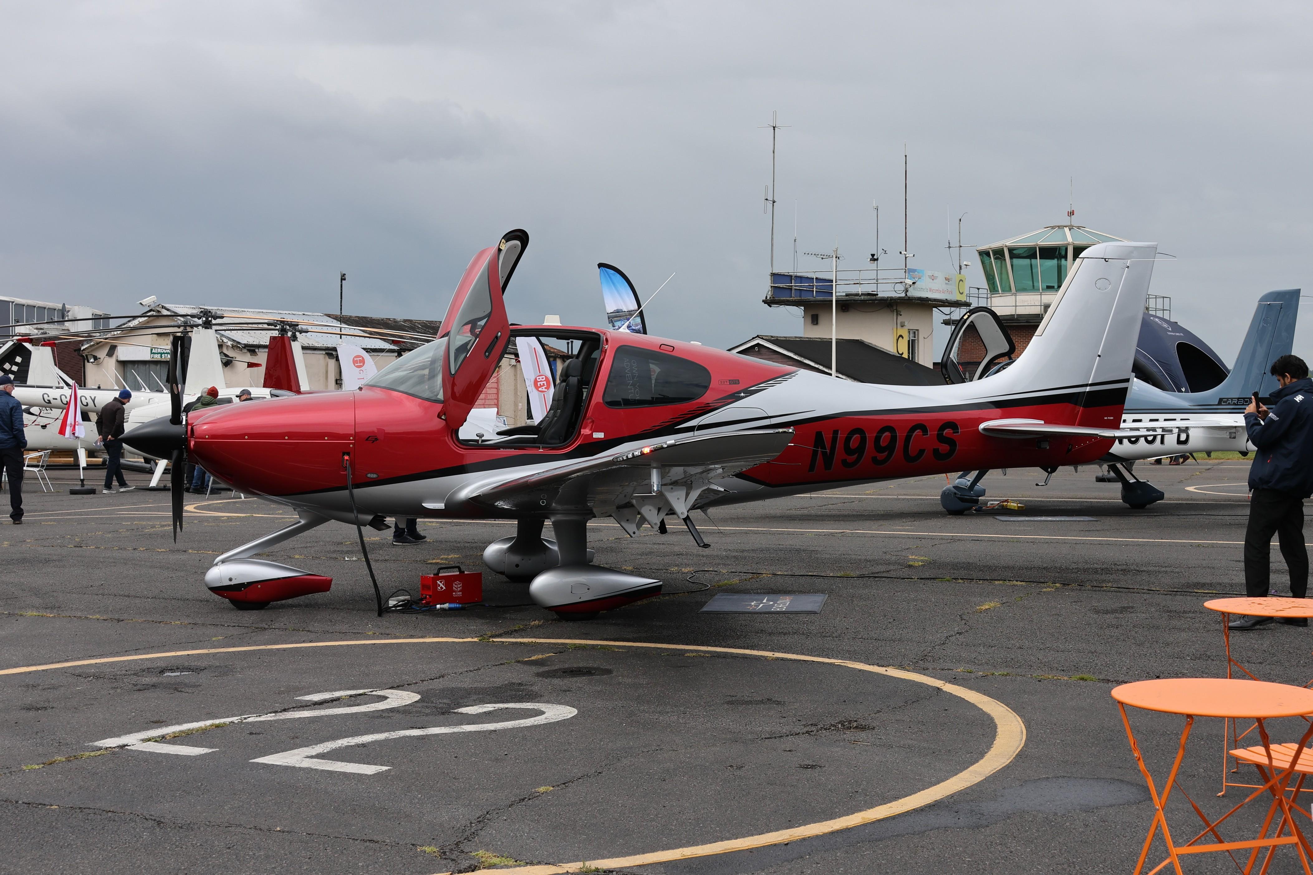 N113BP @ EGTB - N99CS 2025 Cirrus SR22T GTS G7 Private Flyer Fest Booker 1
 - by PhilR