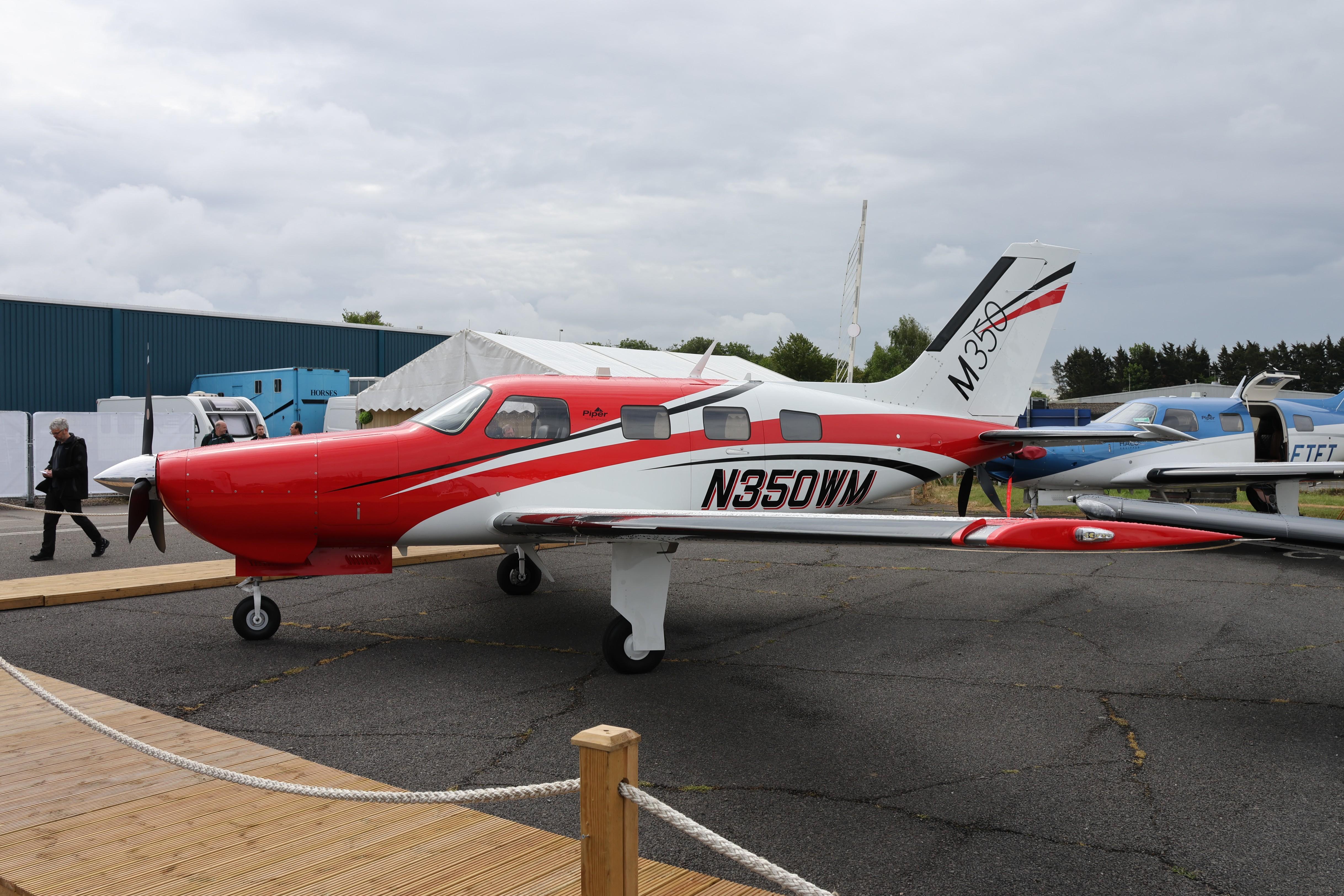 N350WM @ EGTB - N350WM 2024 Piper PA-46-350P M350 Private Flyer Fest Booker 
 - by PhilR