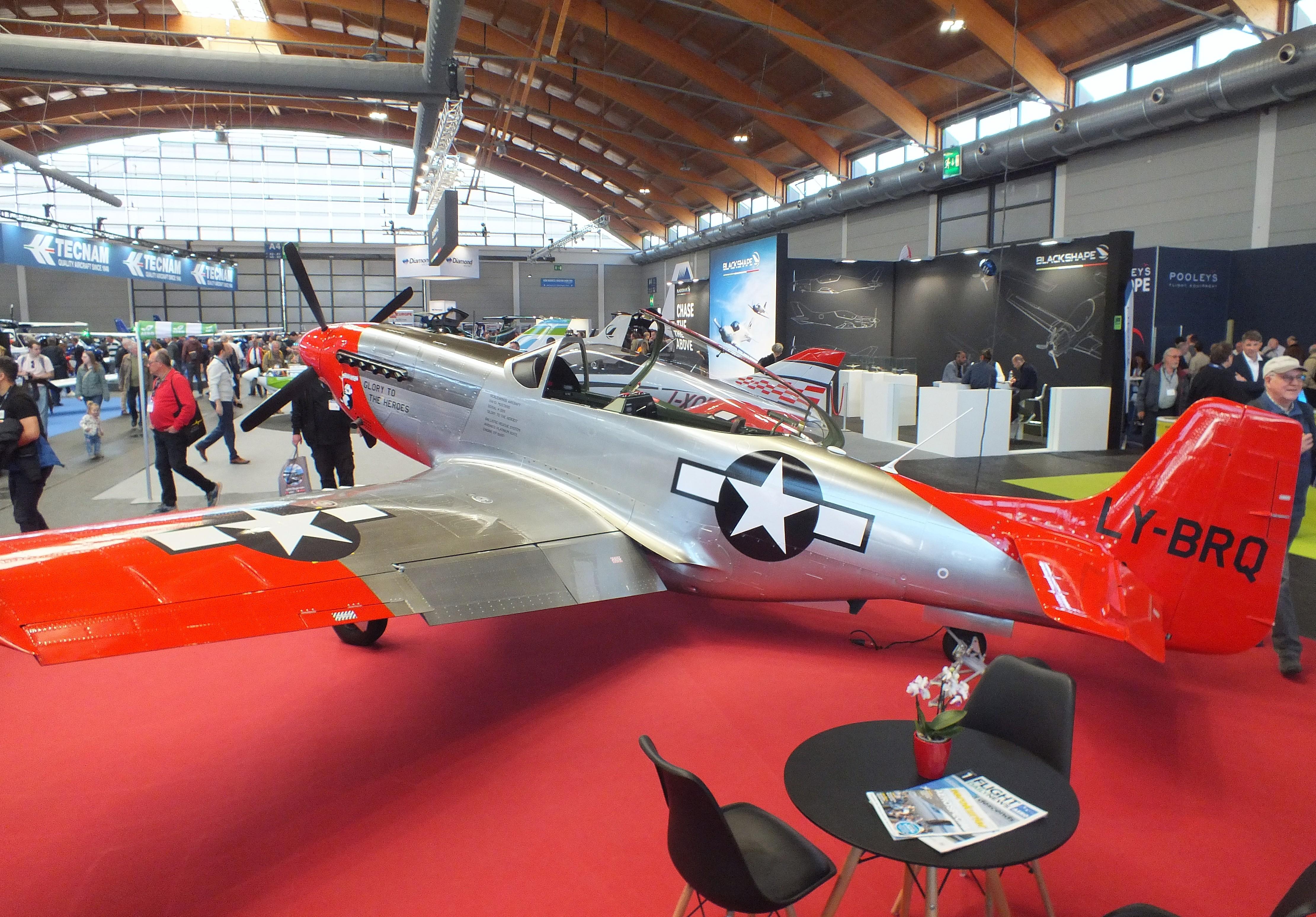 LY-BRQ @ EDNY - ScaleWings SW-51 Mustang 70%-scale replica at the AERO 2026, Friedrichshafen - by iwarnecke