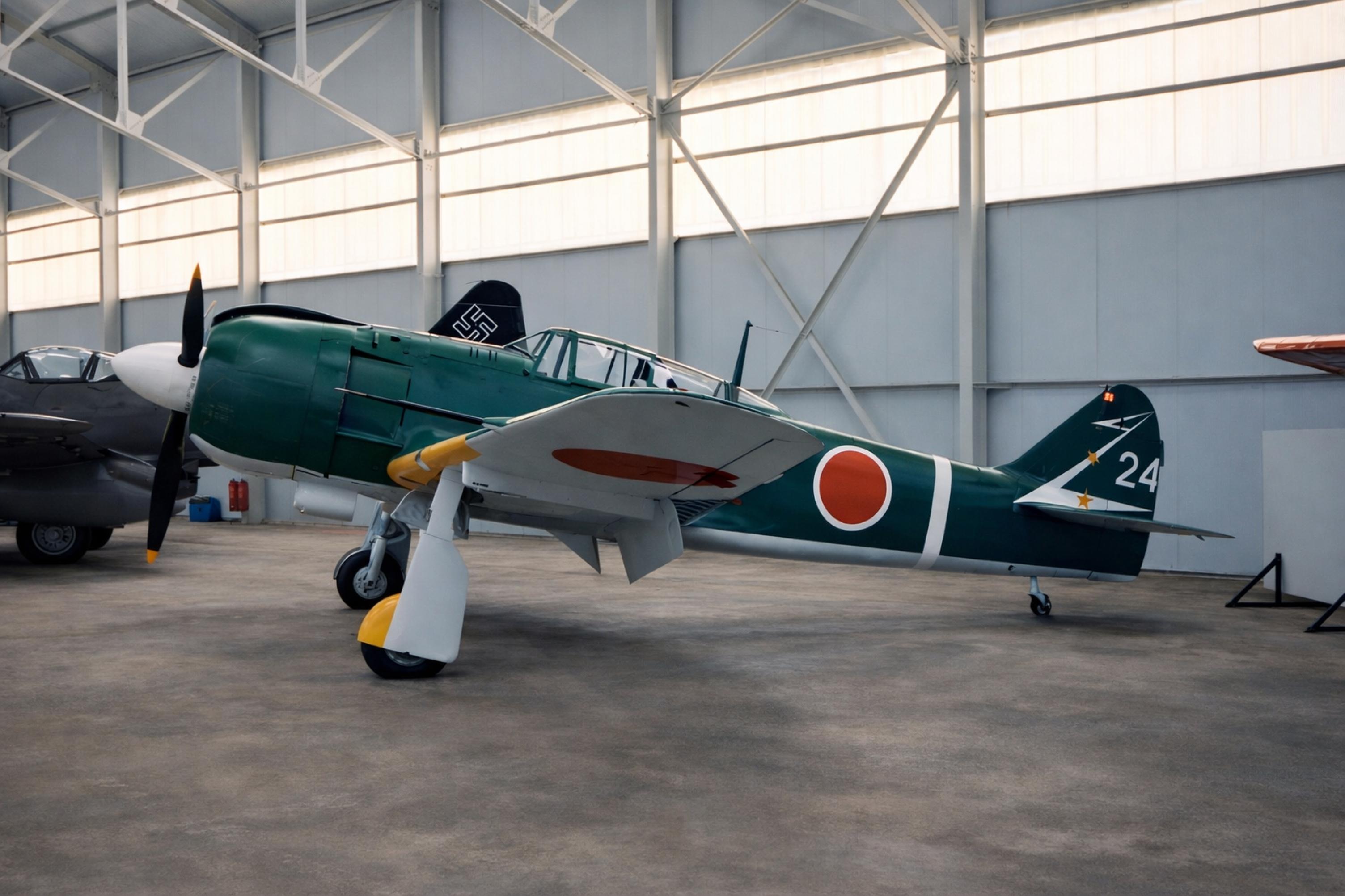 BAPC.83 @ EGWC - 16336 '24' 1945 Kawaski Ki-100 1B Japanese Imp AF Cosford  - by PhilR