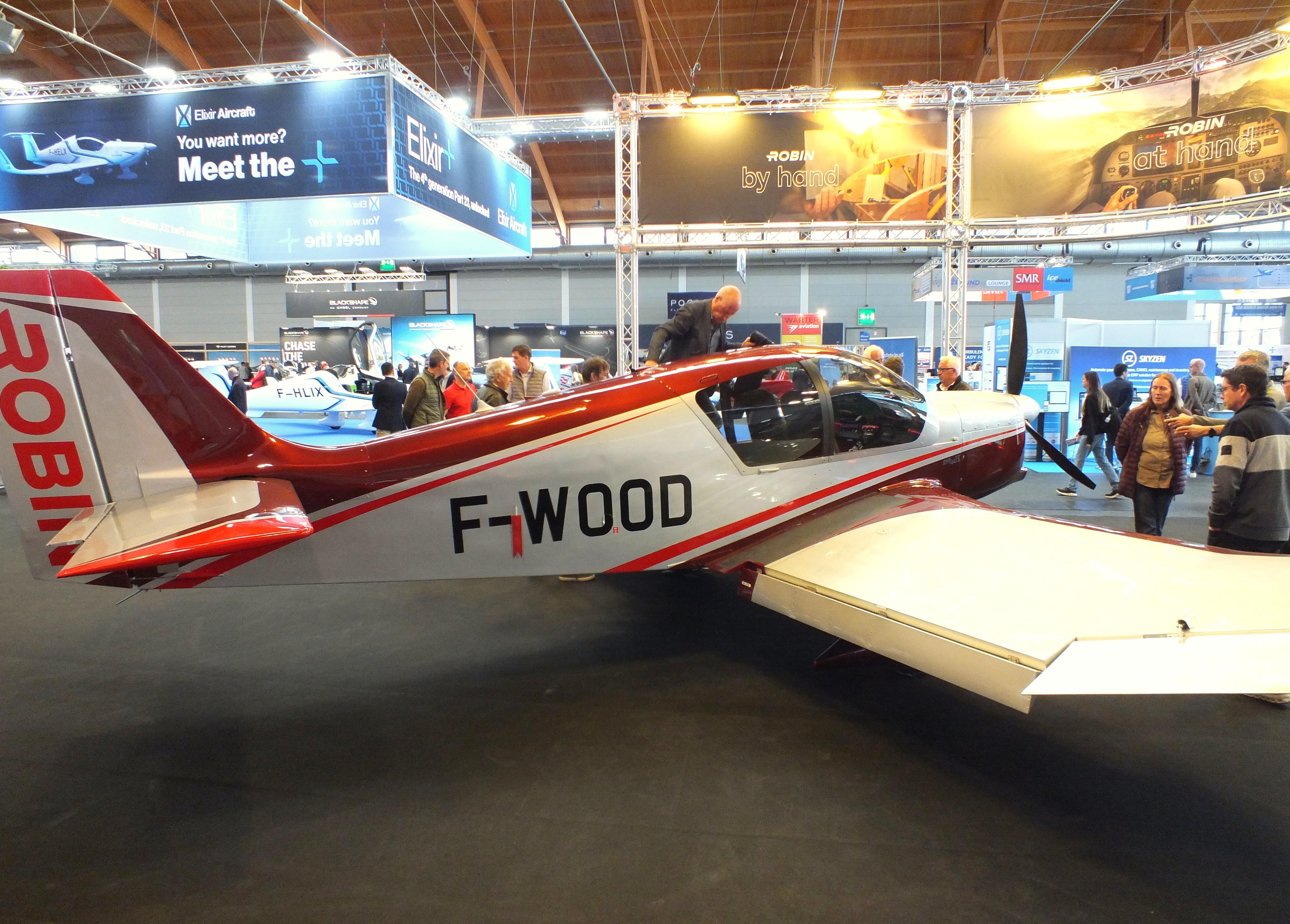 F-WOOD @ EDNY - Robin DR.401 at the AERO 2026, Friedrichshafen - by iwarnecke