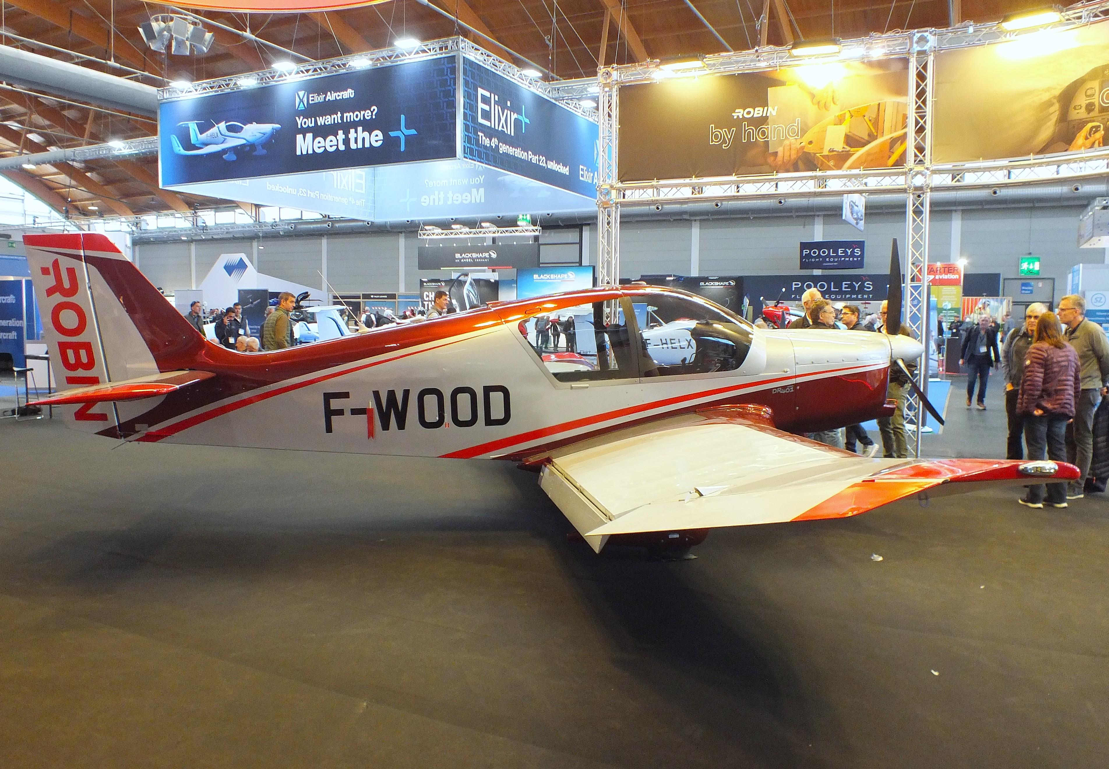 F-WOOD @ EDNY - Robin DR.401 at the AERO 2026, Friedrichshafen - by iwarnecke