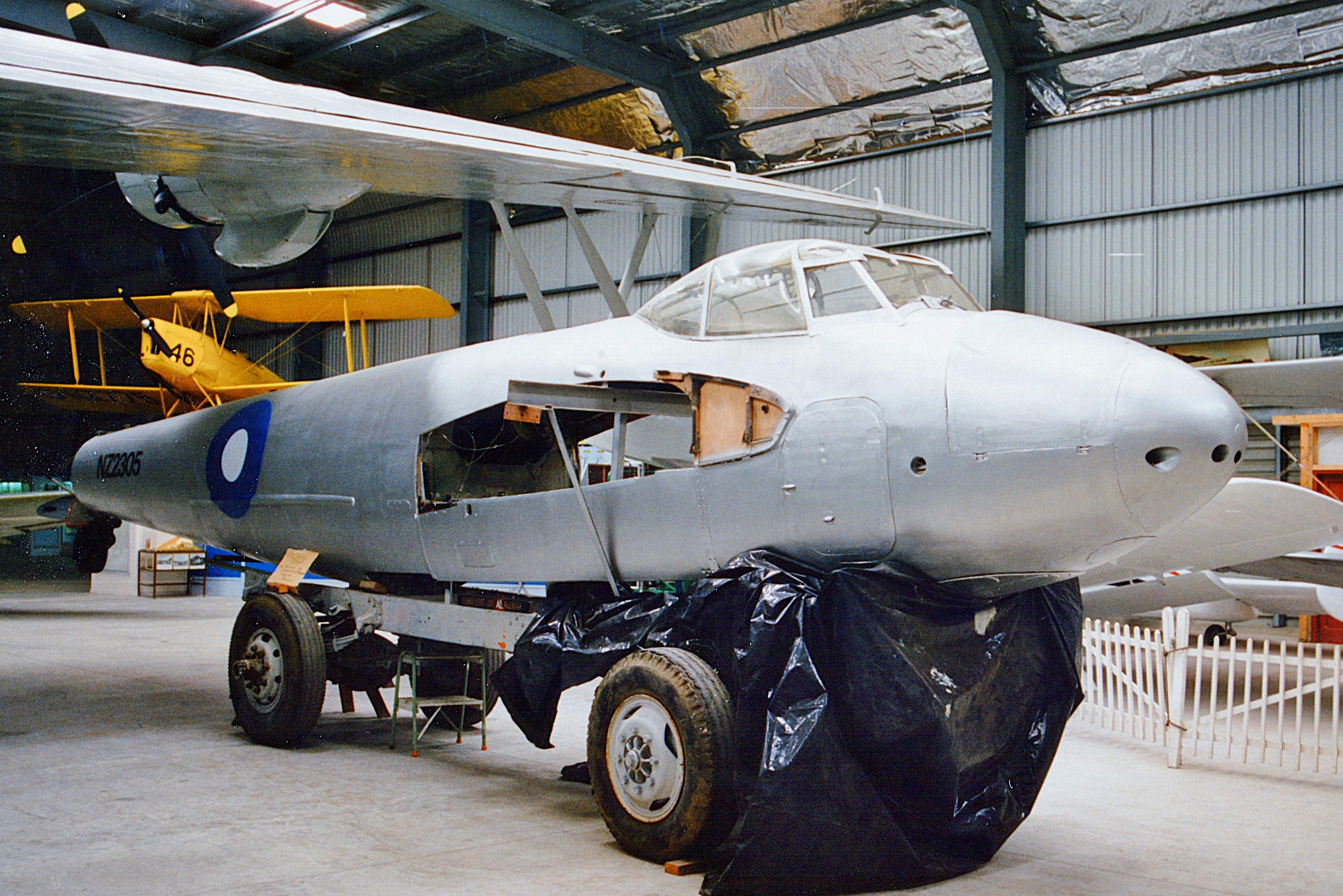 NZ2305 @ NZAA - NZ2305 (A52-1053) 1946 DH98 Mosquito T43 RNZAF MoTaT AKL 
 - by PhilR