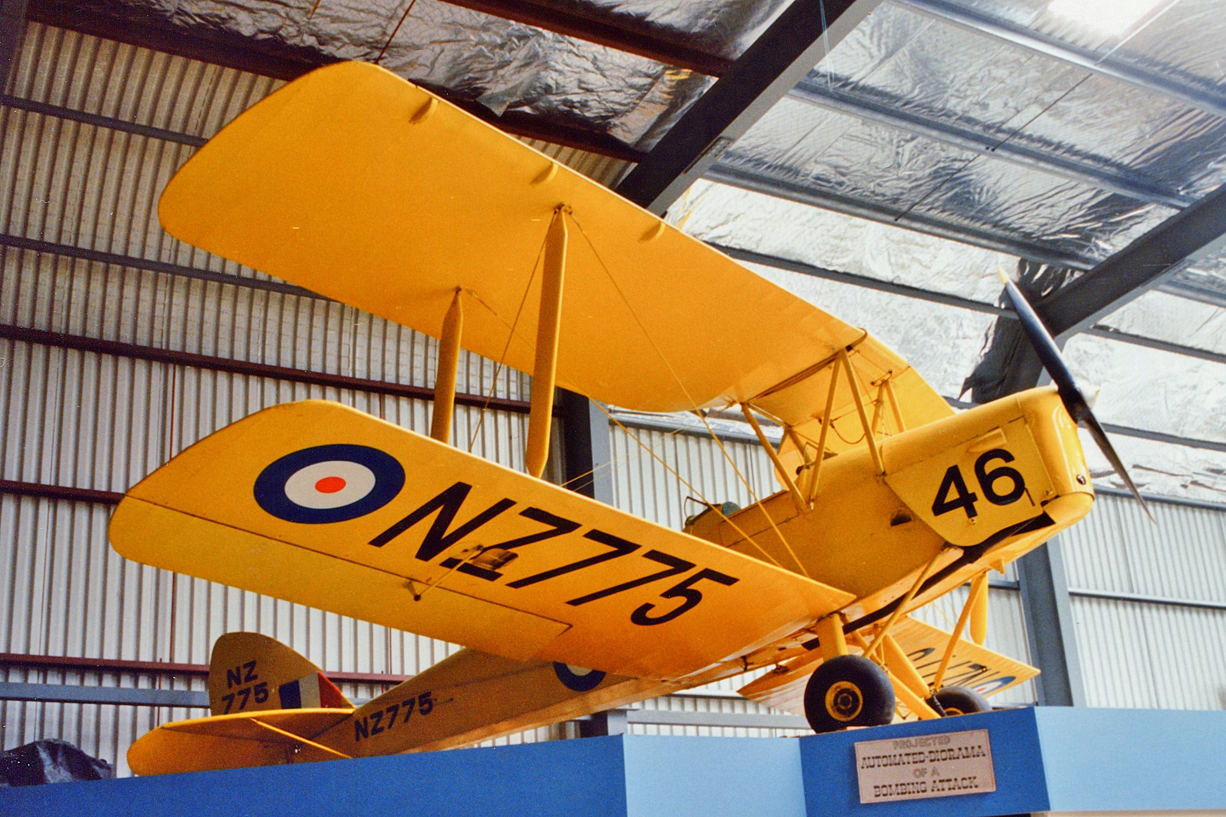NZ775 @ NZAA - NZ775 (ZK-BAD) 1940 DH82A Tiger Moth ll RNZAF MoTaT AKL - by PhilR