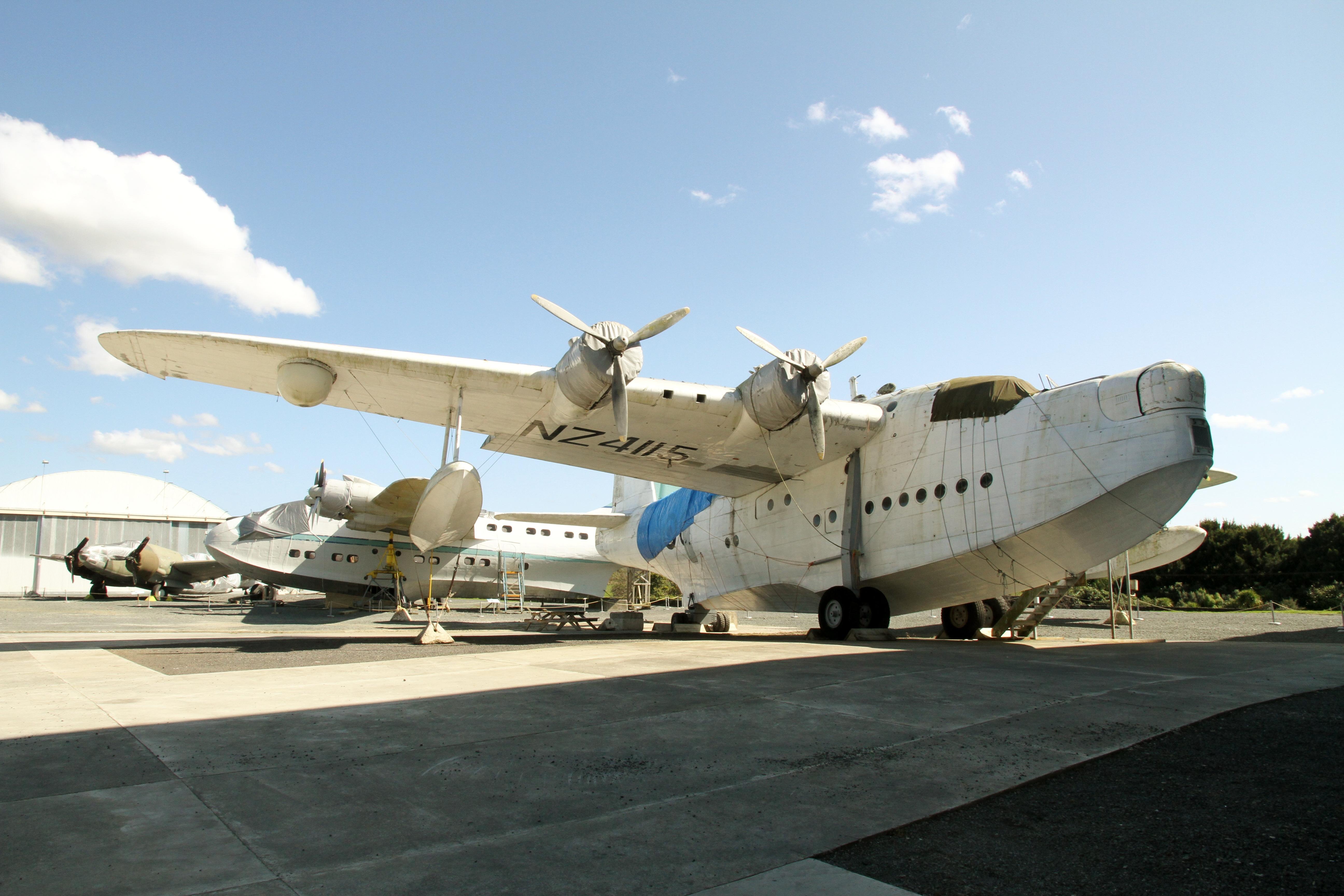 NZ4115 @ NZAA - NZ4115 (G-AHJR, SZ584) 1946 Short Sunderland Mk V RNZAF AKL MoTaT 
 - by PhilR