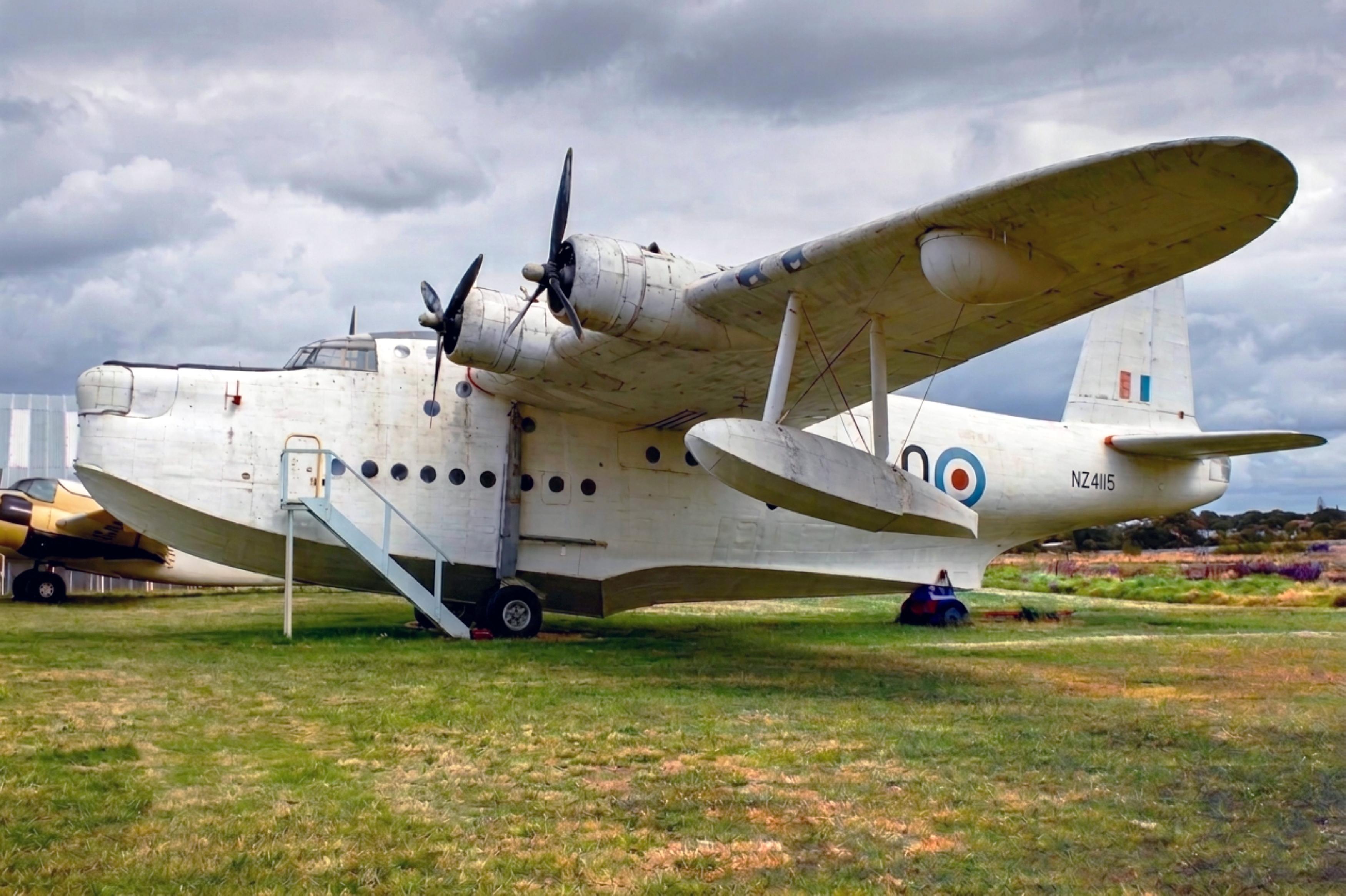 NZ4115 @ NZAA - NZ4115 (G-AHJR, SZ584) 1946 Short Sunderland Mk V RNZAF MoTaT AKL 
 - by PhilR