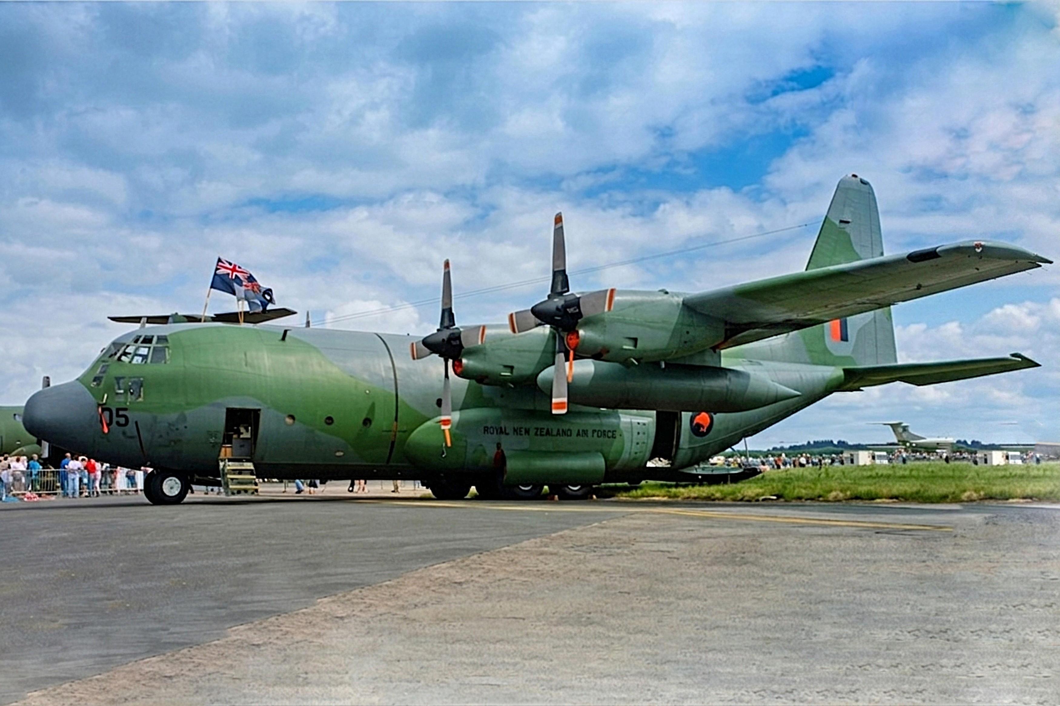 NZ7005 @ EGVA - NZ7005 1968 C-130H RNZAF IAT  - by PhilR