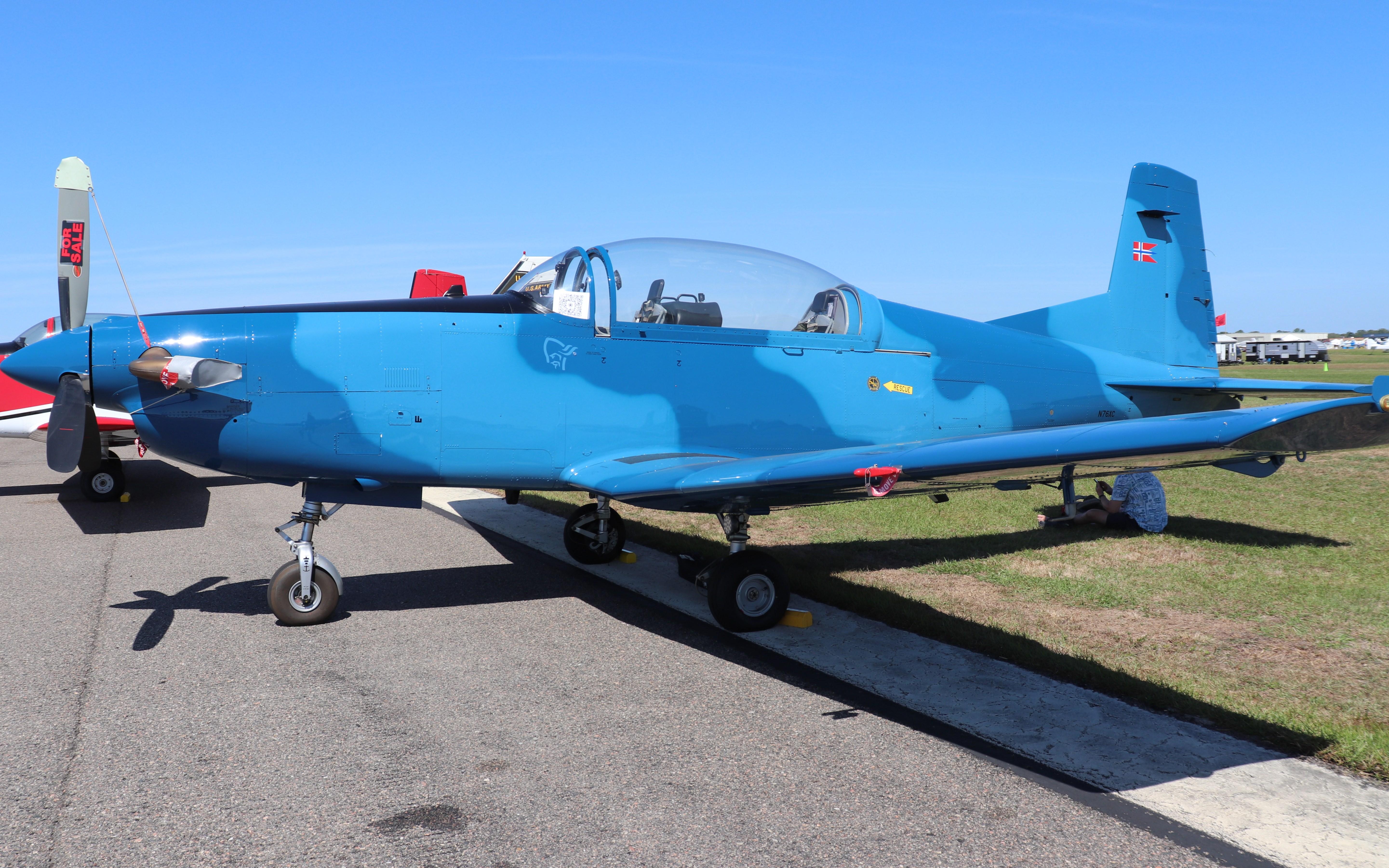 N76XC @ KLAL - Pilatus PC-7 - by MarkPasqualino