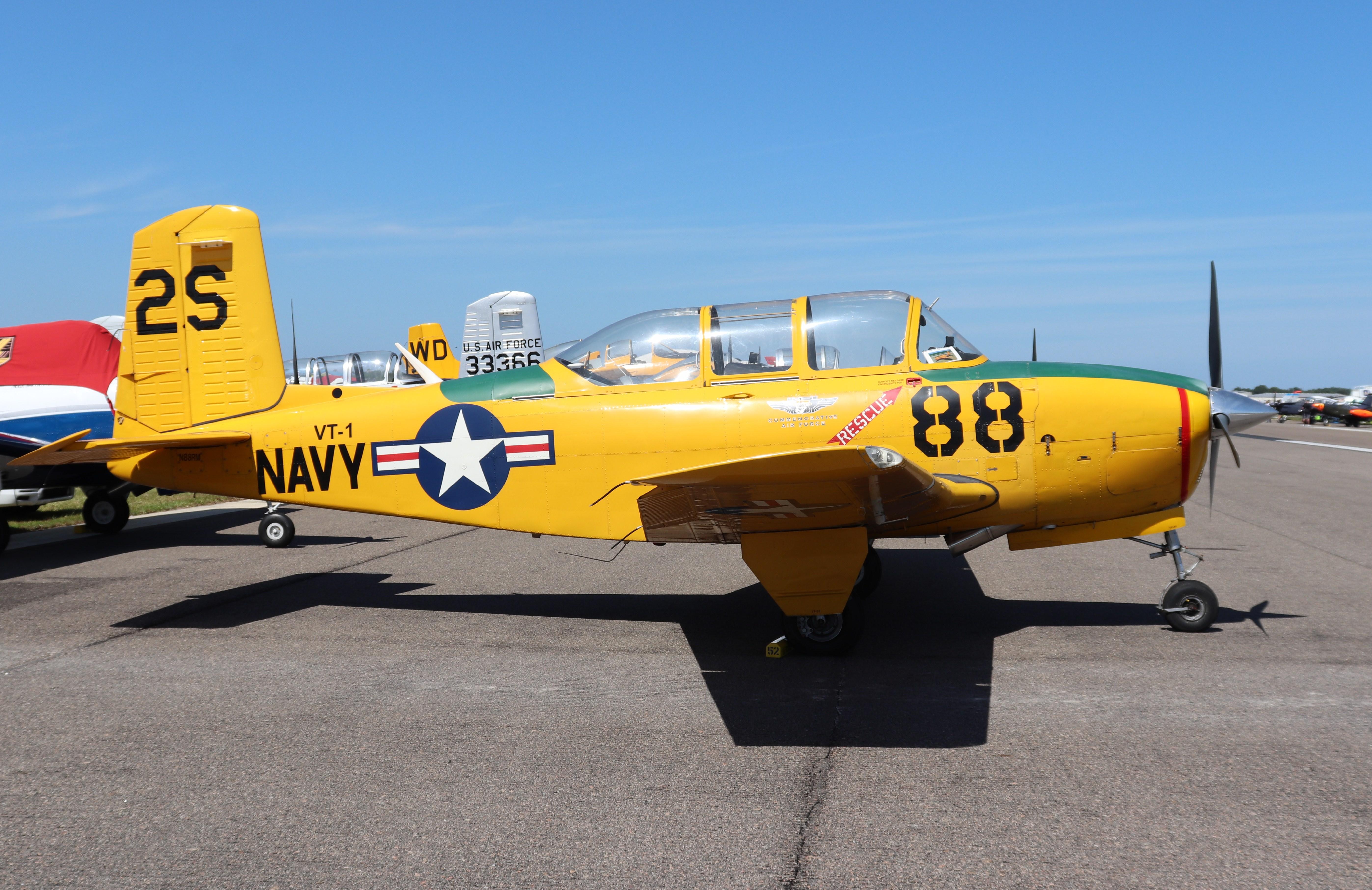 N88RM @ KLAL - Beech T-34A - by MarkPasqualino