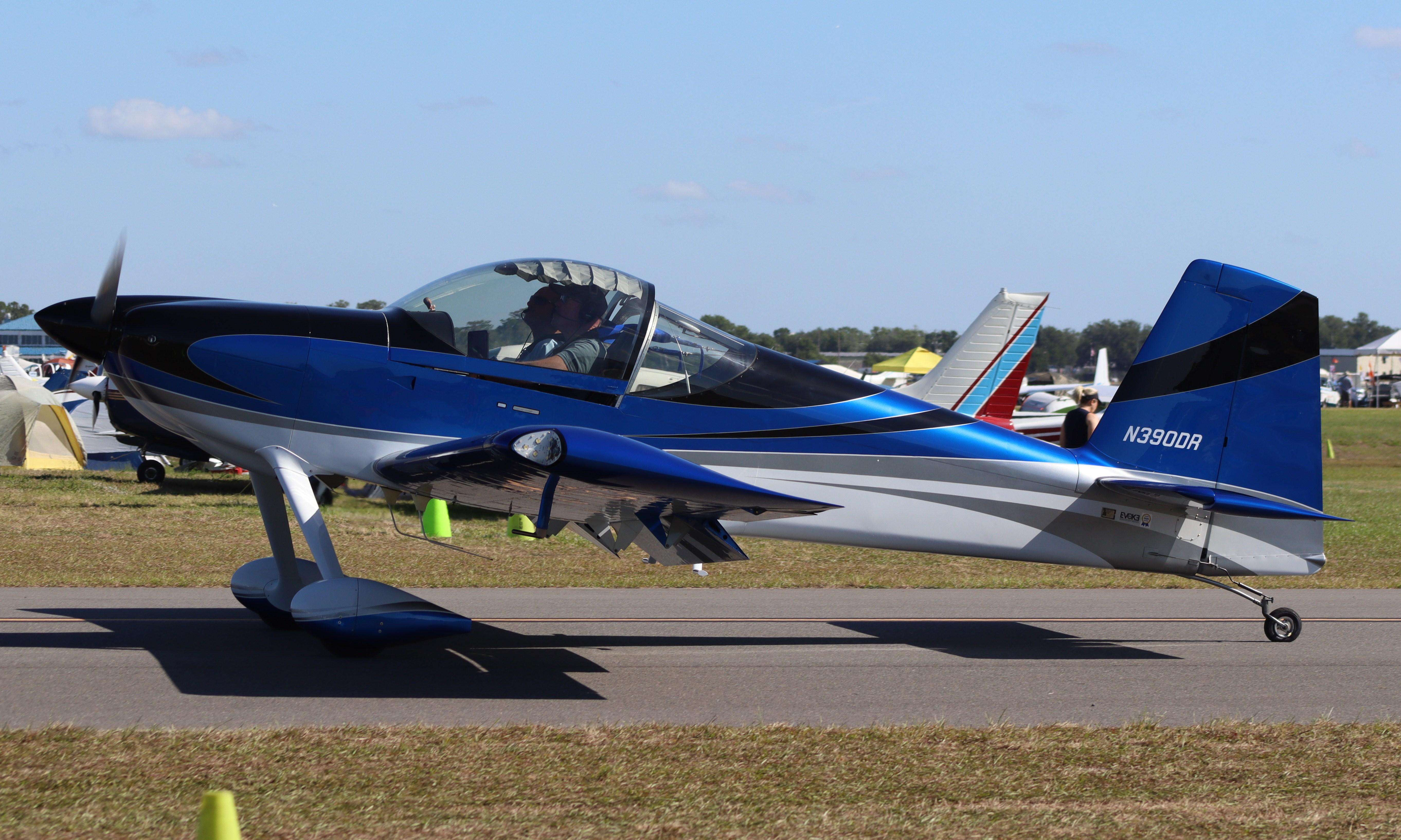 N390DR @ KLAL - Vans RV-14 - by MarkPasqualino