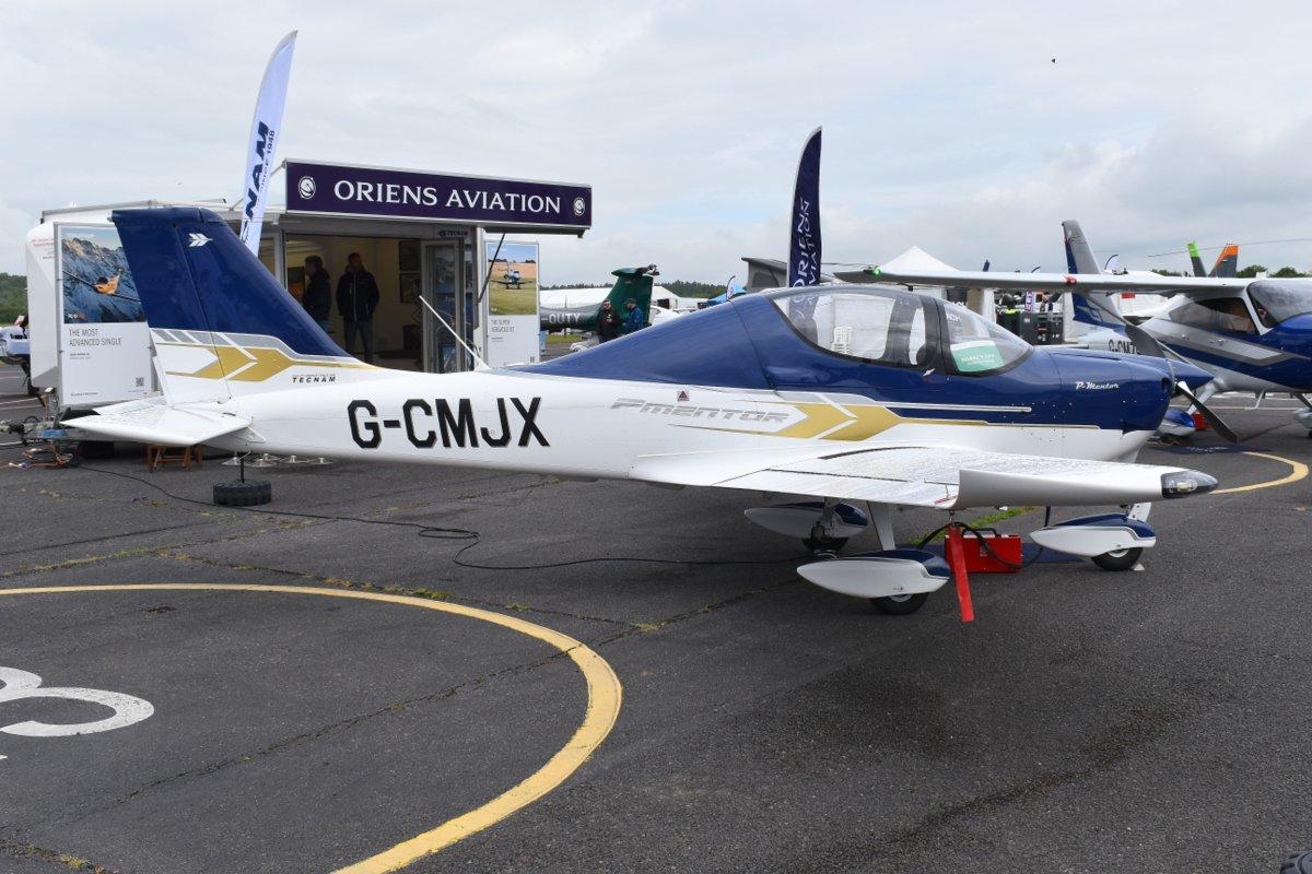 G-CMJX @ EGTB - Tecnam P-Mentor Sira at Wycombe Air Park. - by moxy
