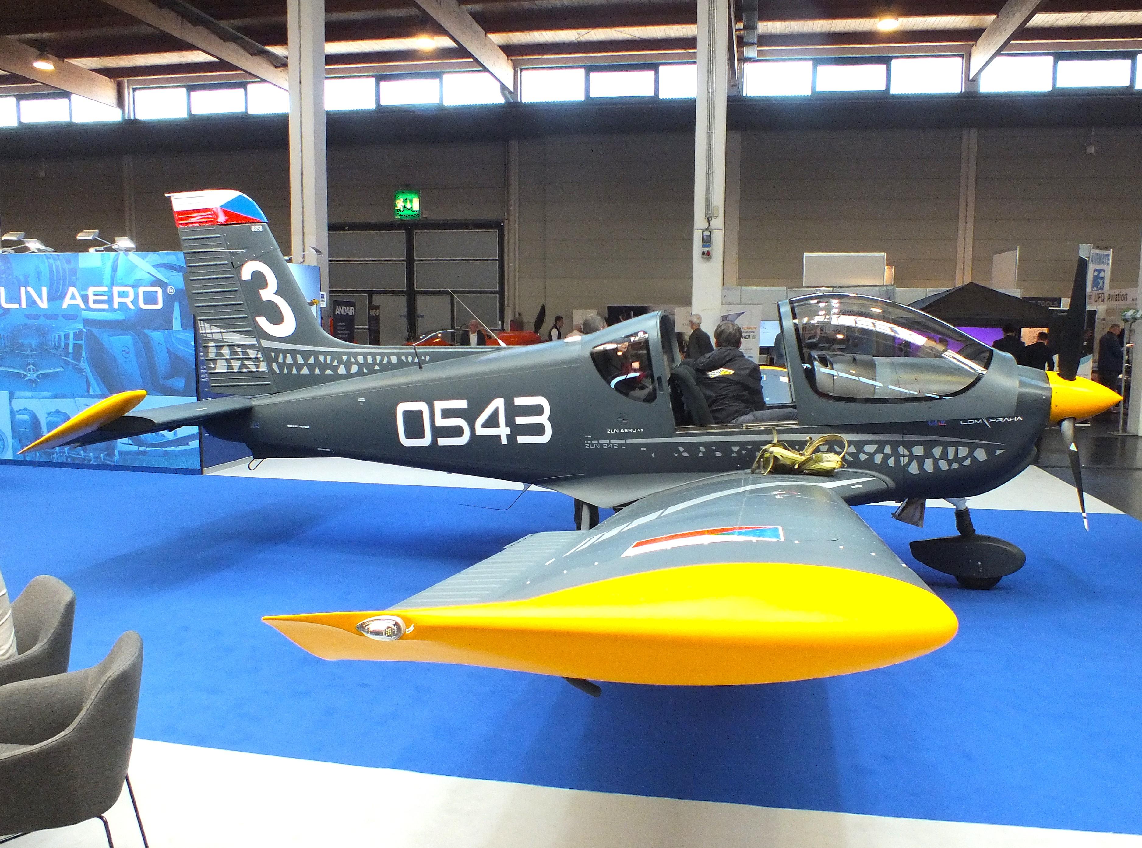 0543 @ EDNY - Zlin Z-242L ZEUS of the LOM Praha Flight Training Center (CLV) at the AERO 2026, Friedrichshafen - by iwarnecke