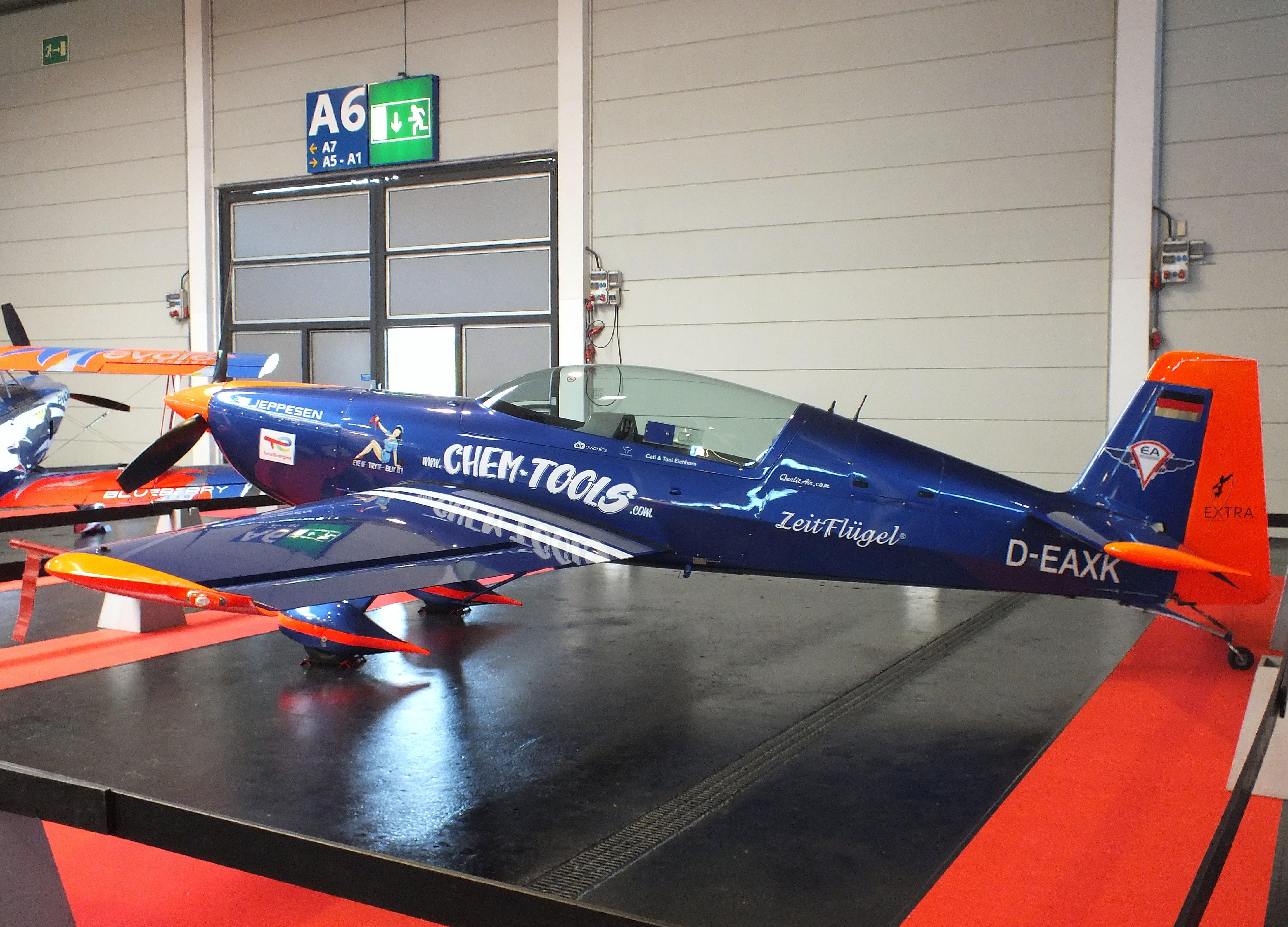 D-EAXK @ EDNY - Extra EA-330LT at the AERO 2026, Friedrichshafen - by iwarnecke