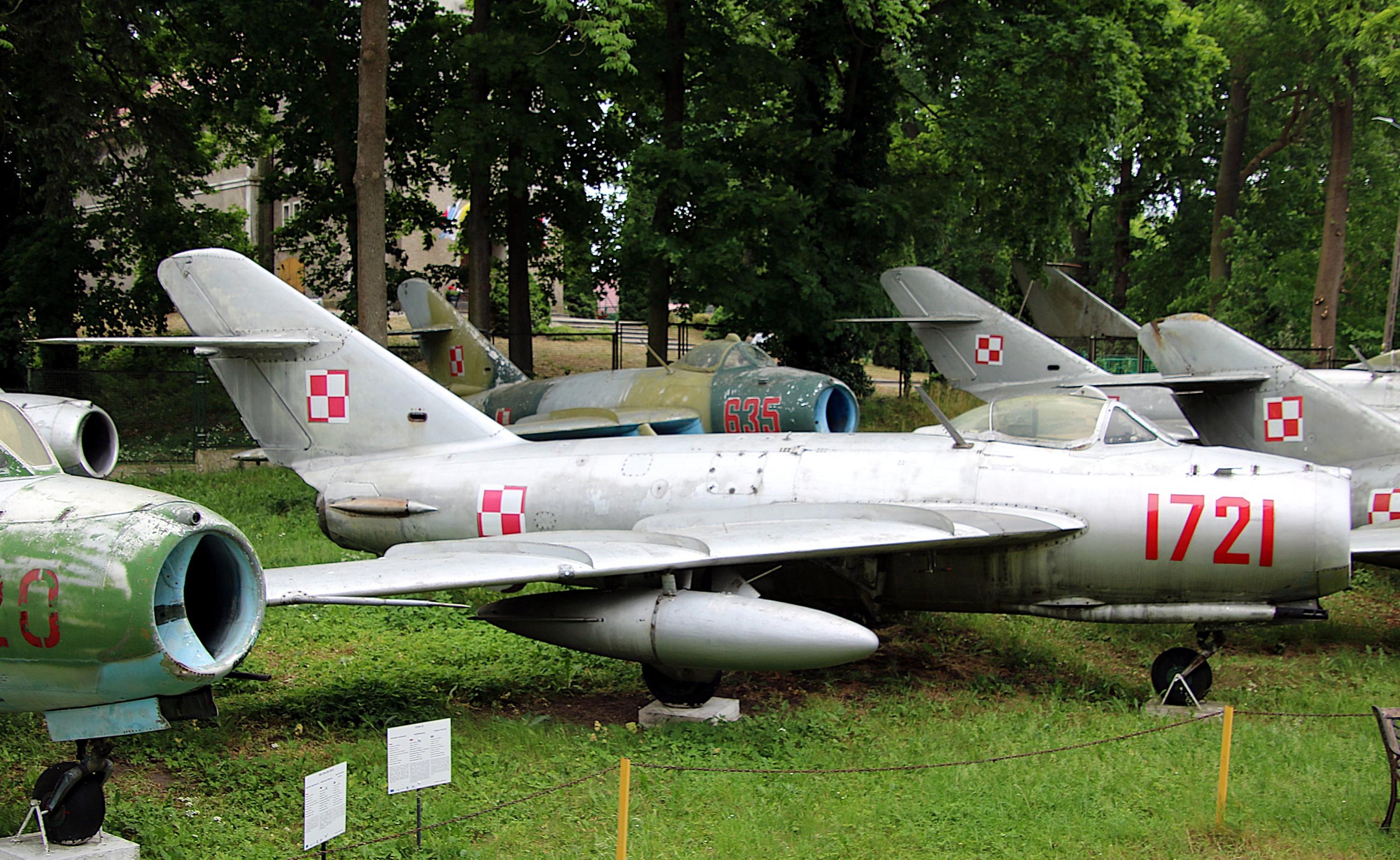1721 - Ex- Polish Air Force Fresco-C in the MiG-crowd at the Drozonov Aviation Museum close to the German border at Poland - by ReinhardJost