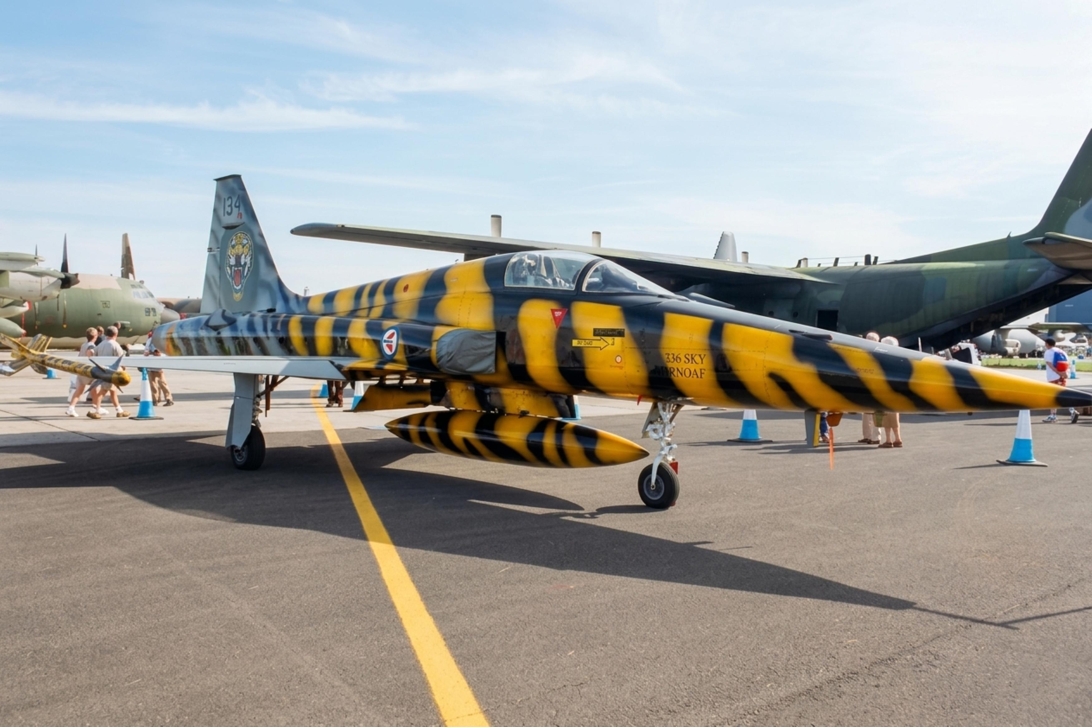 134 @ EGSU - 134 1970 Northrop F-5A RNorwAF RIAT - by PhilR