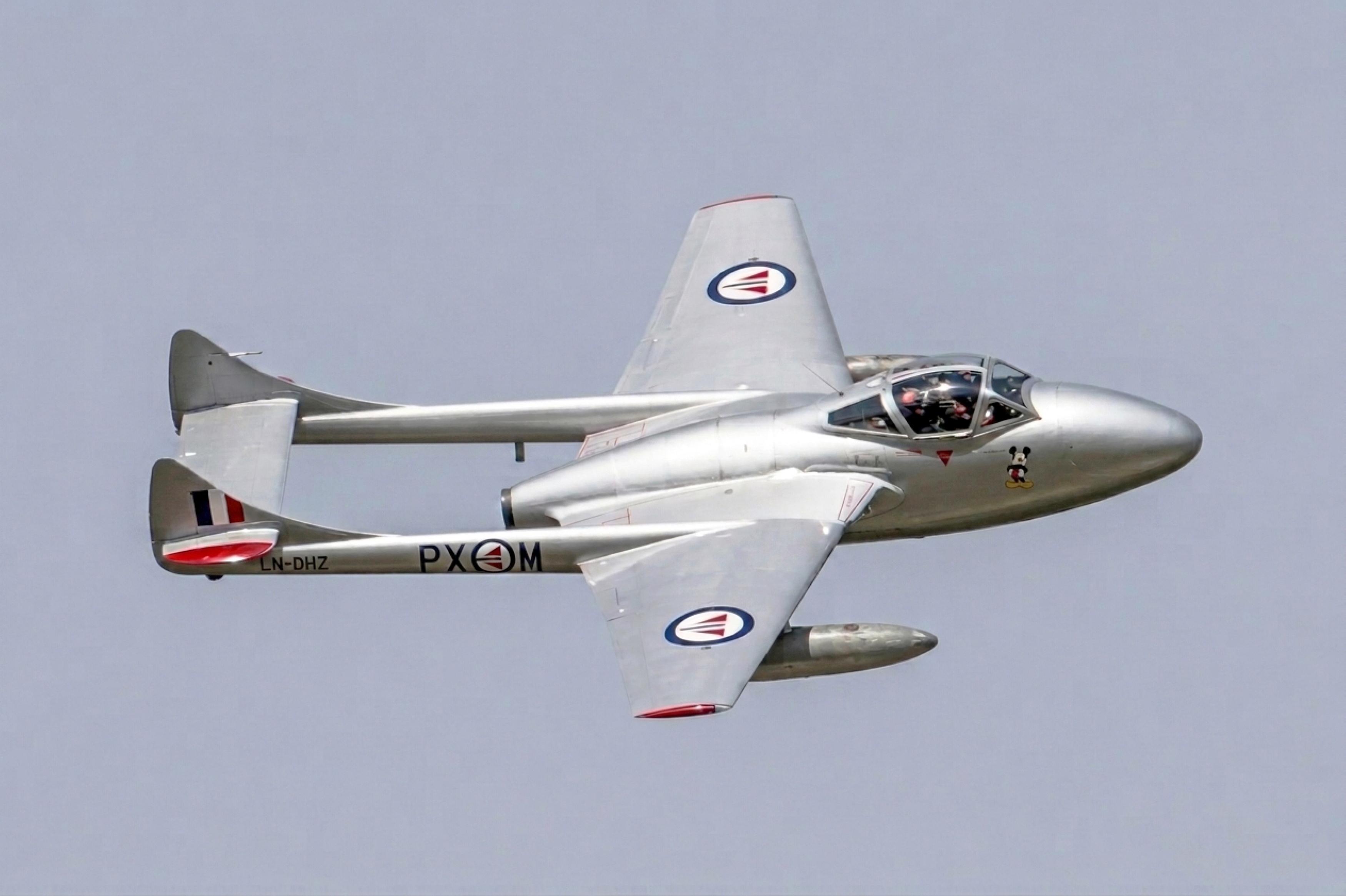 LN-DHZ @ EGSU - LN-DHZ (U1230, G-DHZZ) 1959 DH115 Vampire T55 Wings & Wheels Dunsfold 26.08.17(1)Wings & Wheels Dunsfold - by PhilR