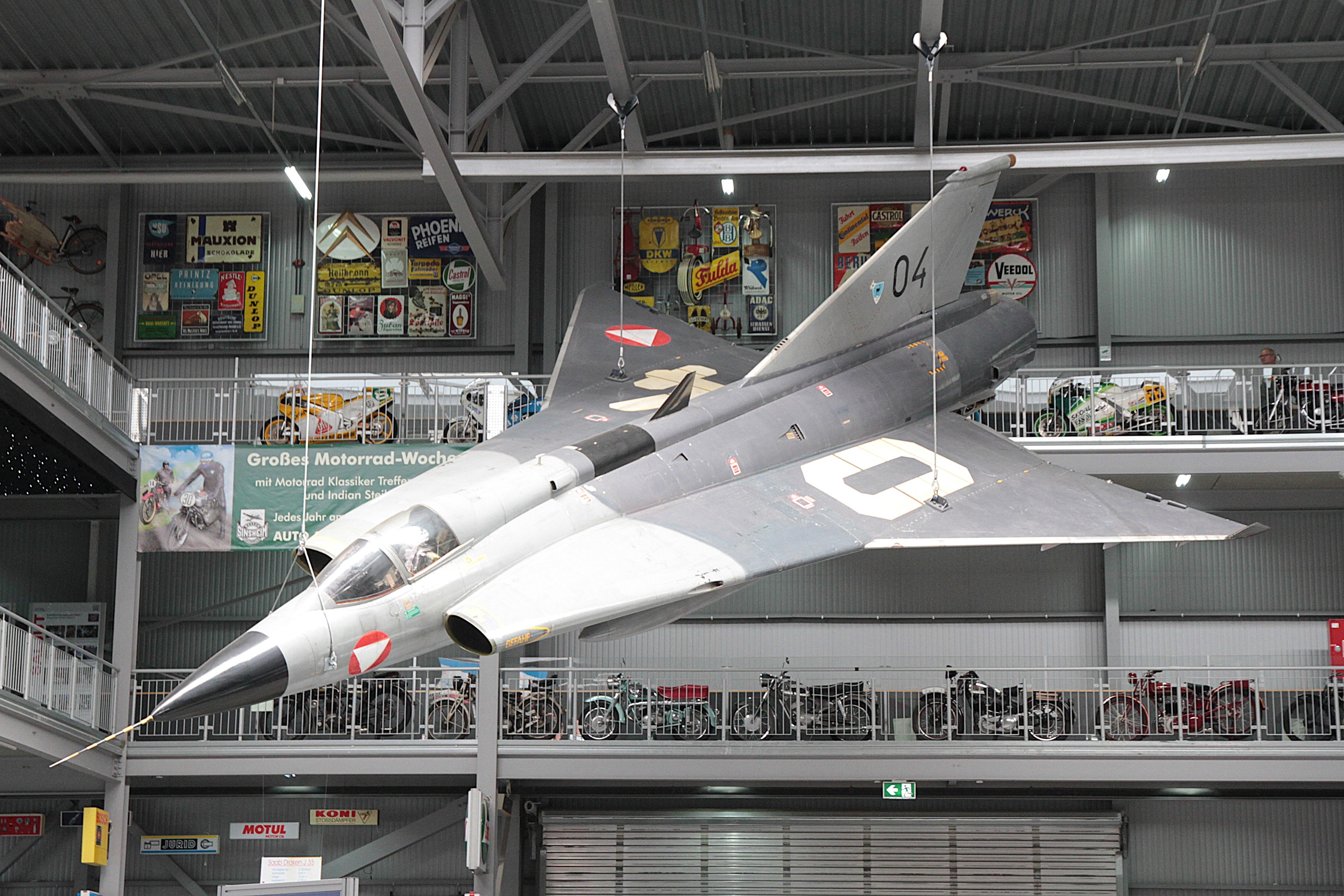 04 @ EDRY - 04 Saab J-35Oe MkII Draken Austrian AF Speyer 
 - by PhilR