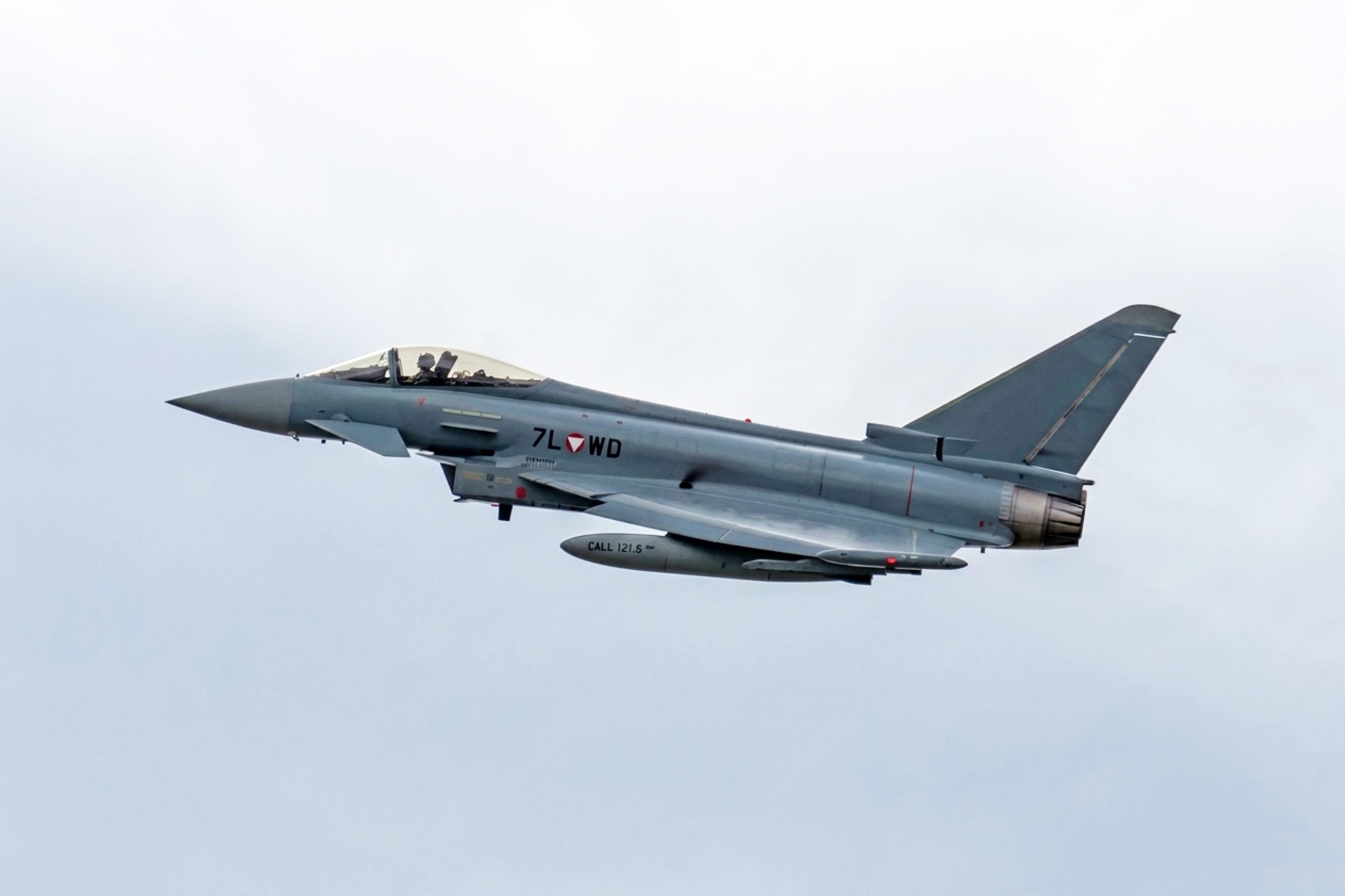 7L-WD @ EGVA - 7L-WD 2007 Eurofighter EF2000  Austrian Air Force RIAT RAF Fairford - by PhilR